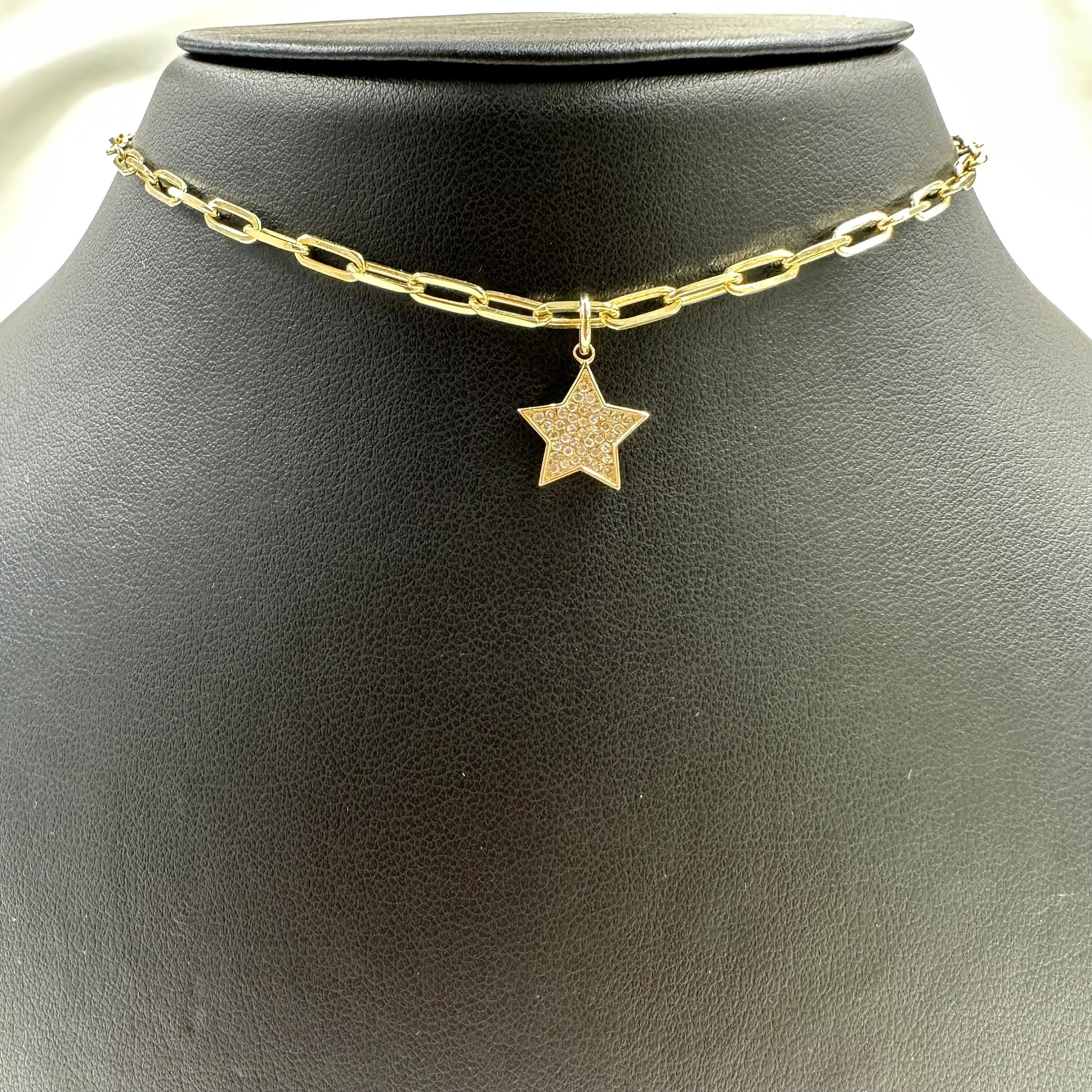 Diamond Star Charm 10mm