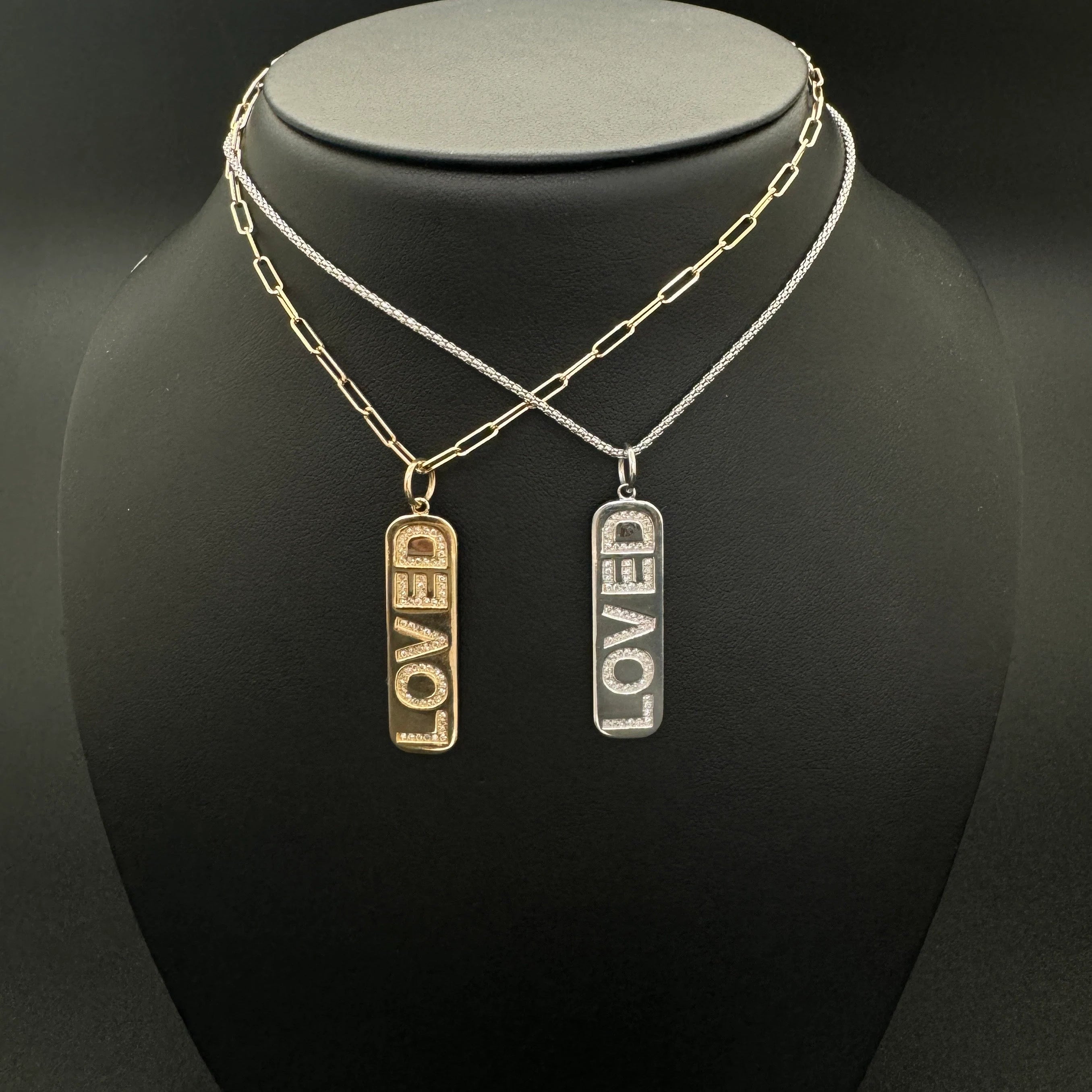 Diamond Loved Pendant 9X33.70mm