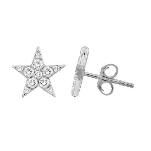 Diamond Star Studs 9.5mm