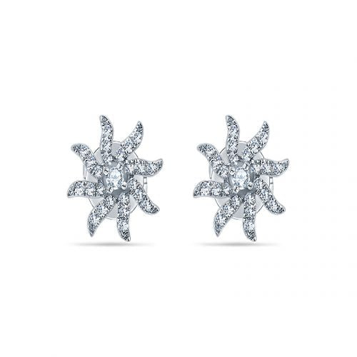 Diamond Sunrise Ear Studs