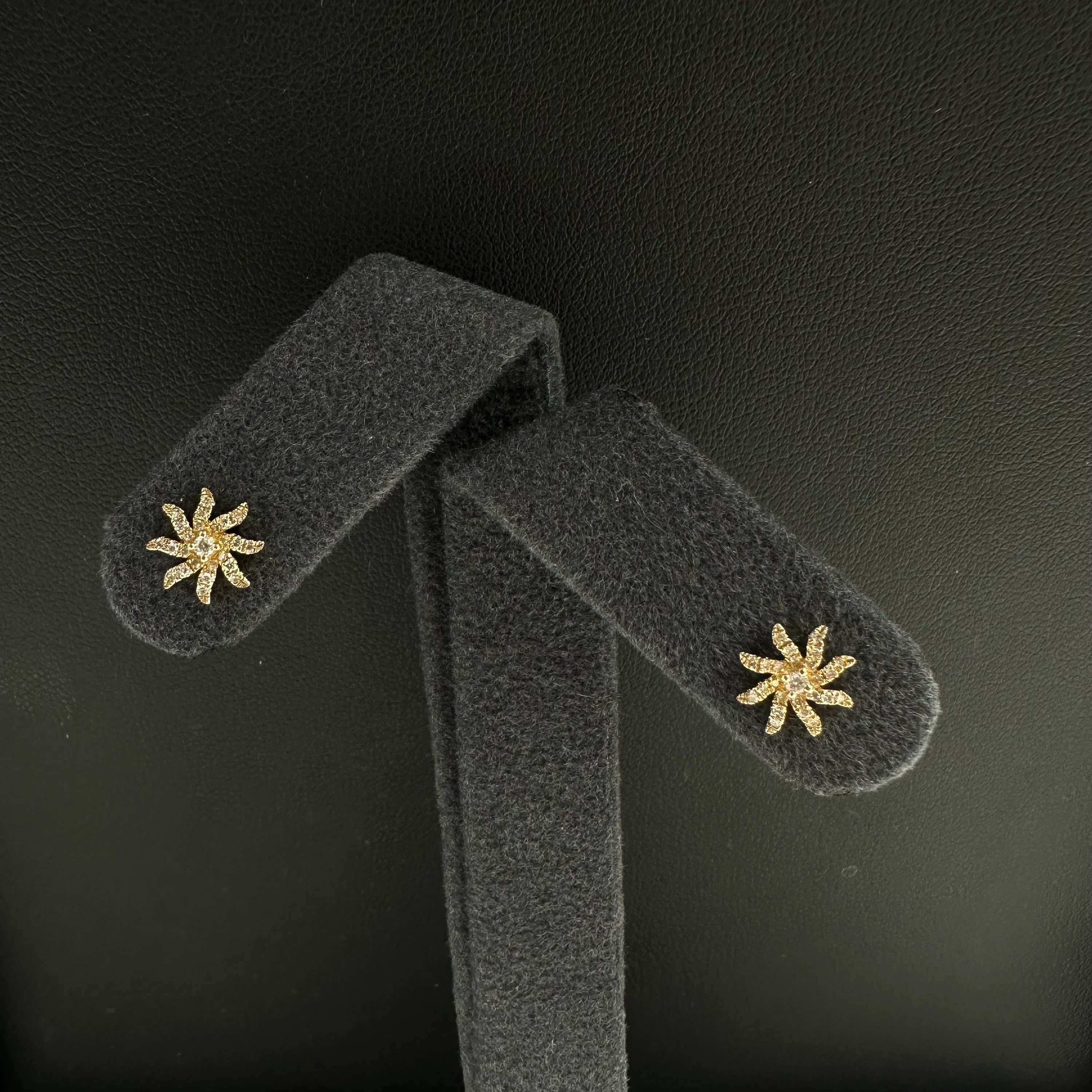Diamond Sunrise Ear Studs