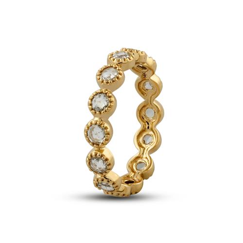 Diamond Studded Rose cut Ring
