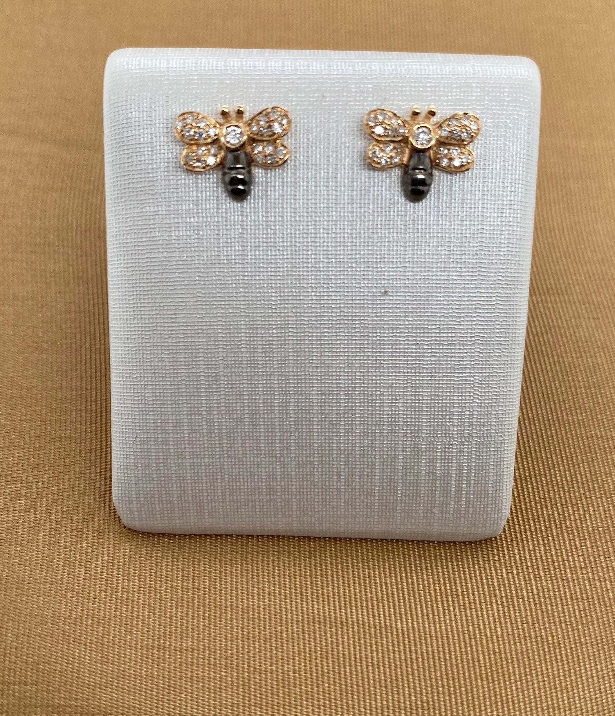 Bumble Bee Ear Studs
