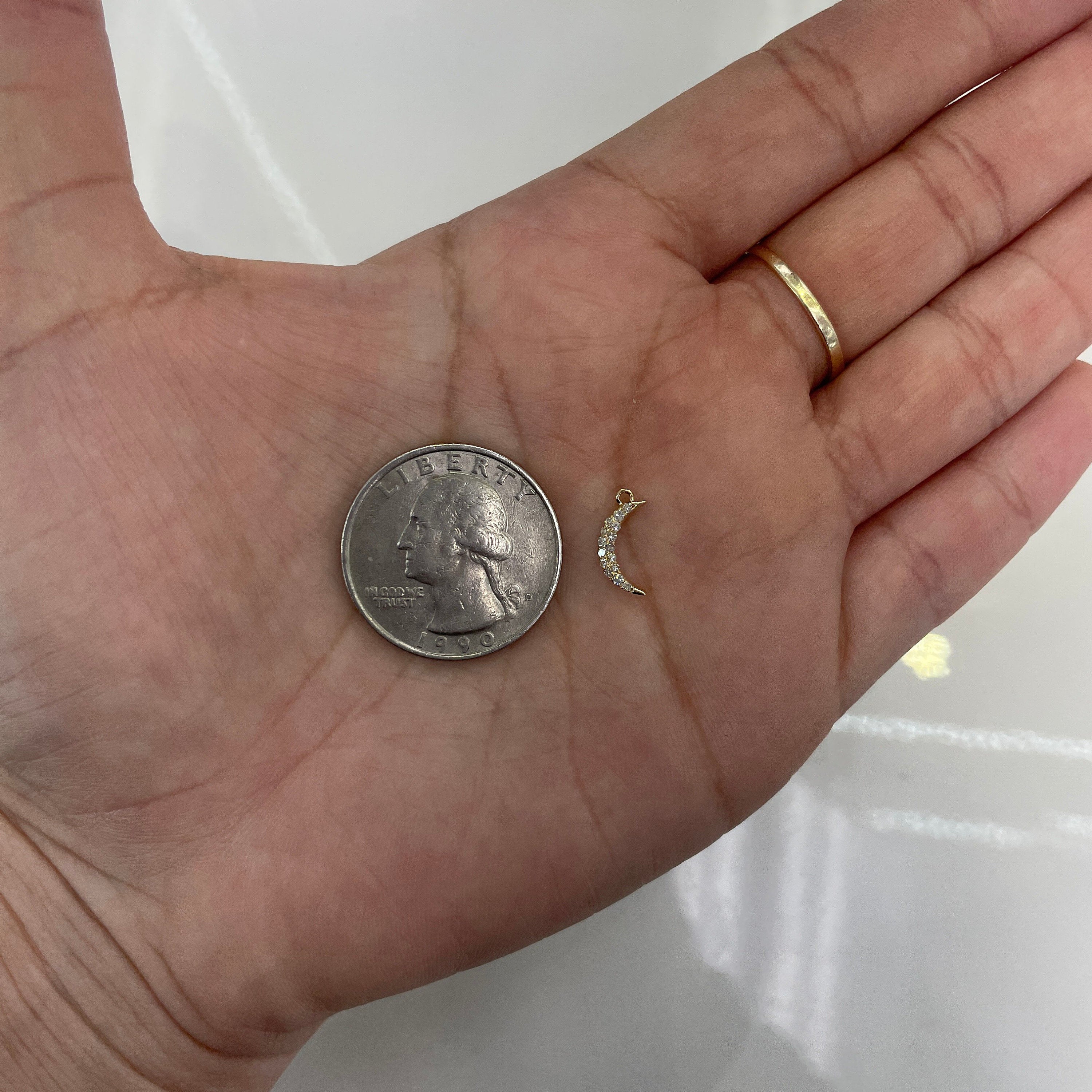 Crescent Moon Charm