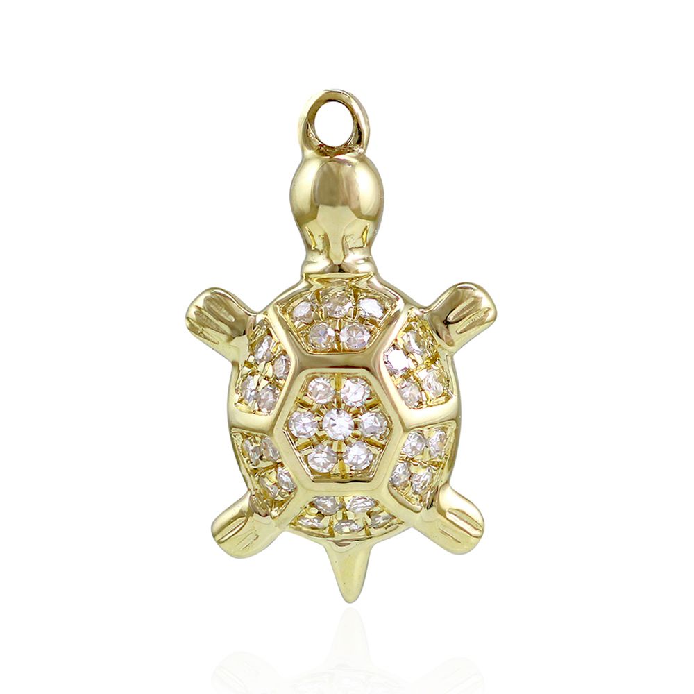 Diamond Turtle Charm