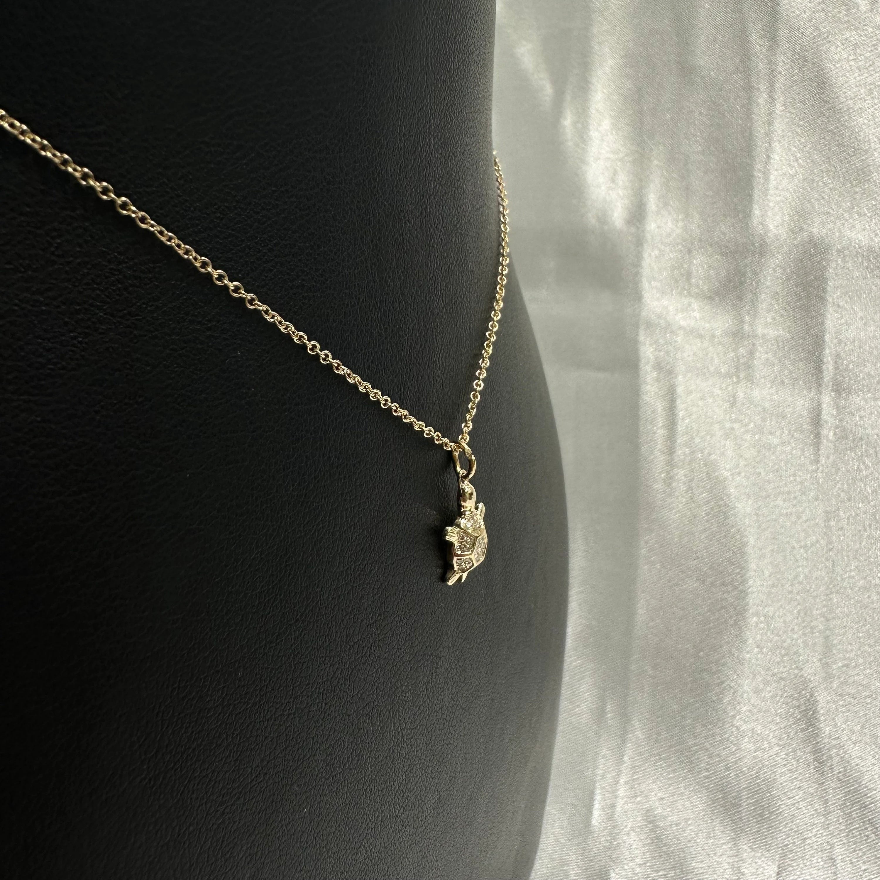 Diamond Turtle Charm
