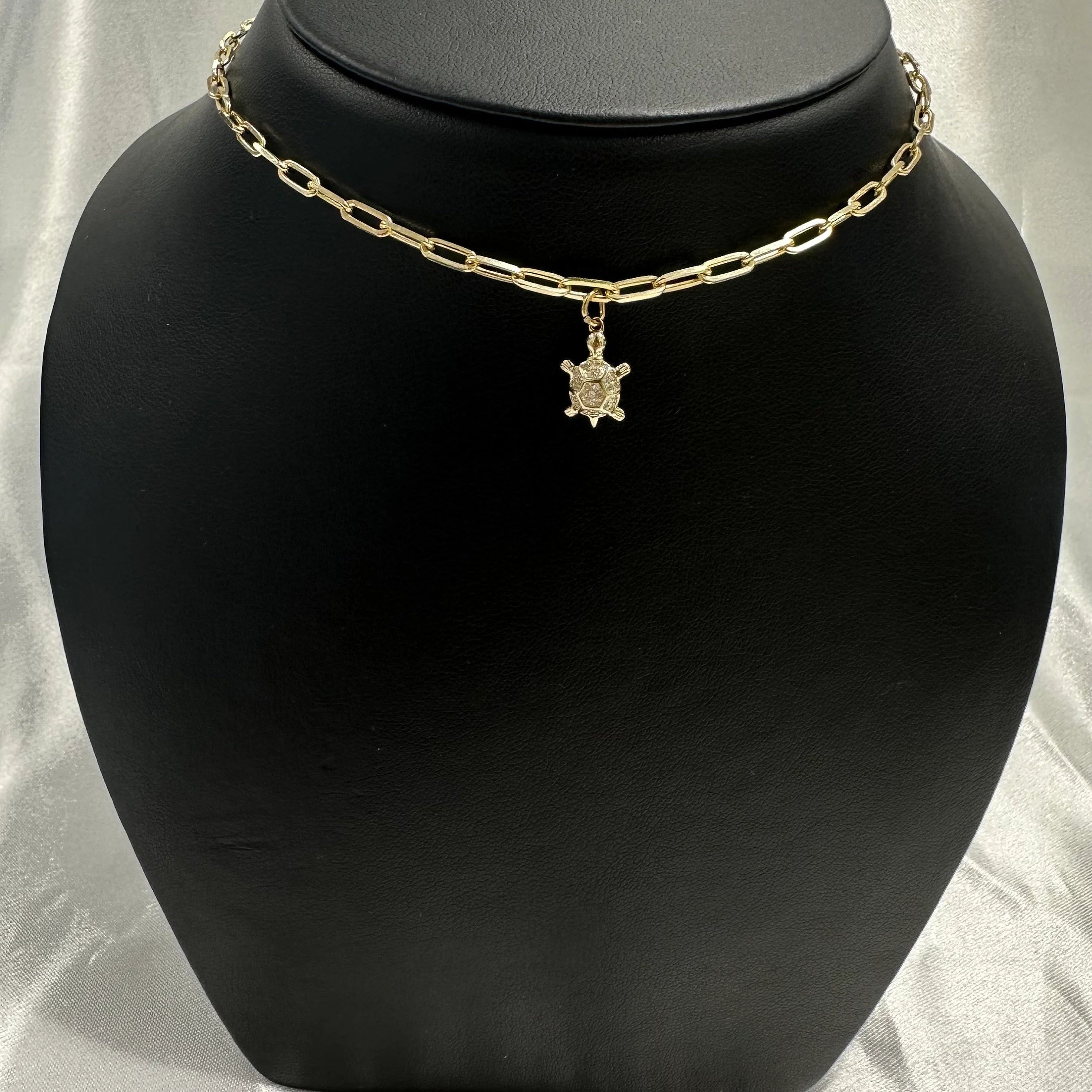 Diamond Turtle Charm
