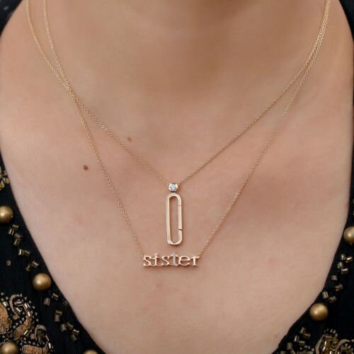 Charm Holder Pendant Necklace