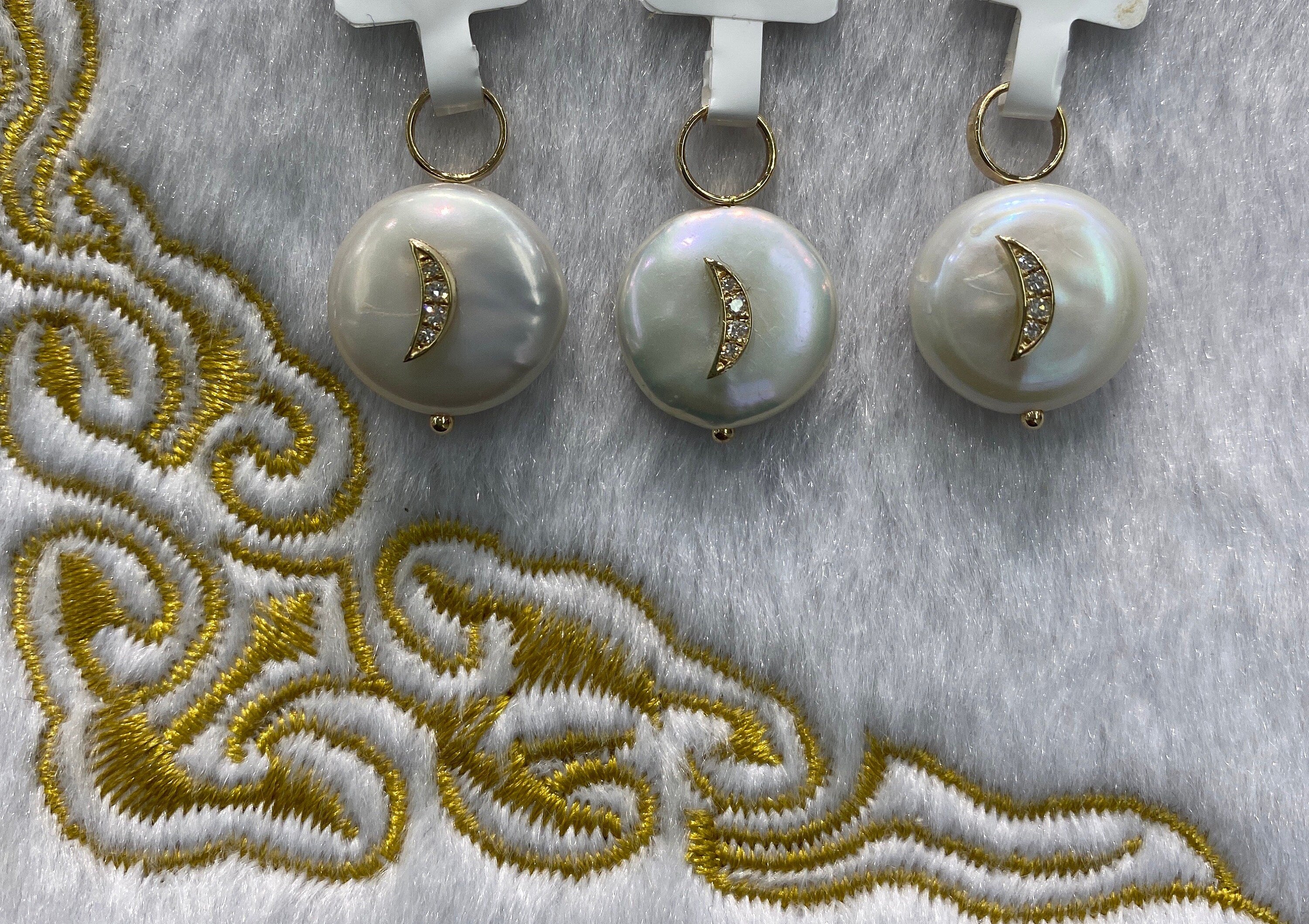 Diamond Pearl Pendant