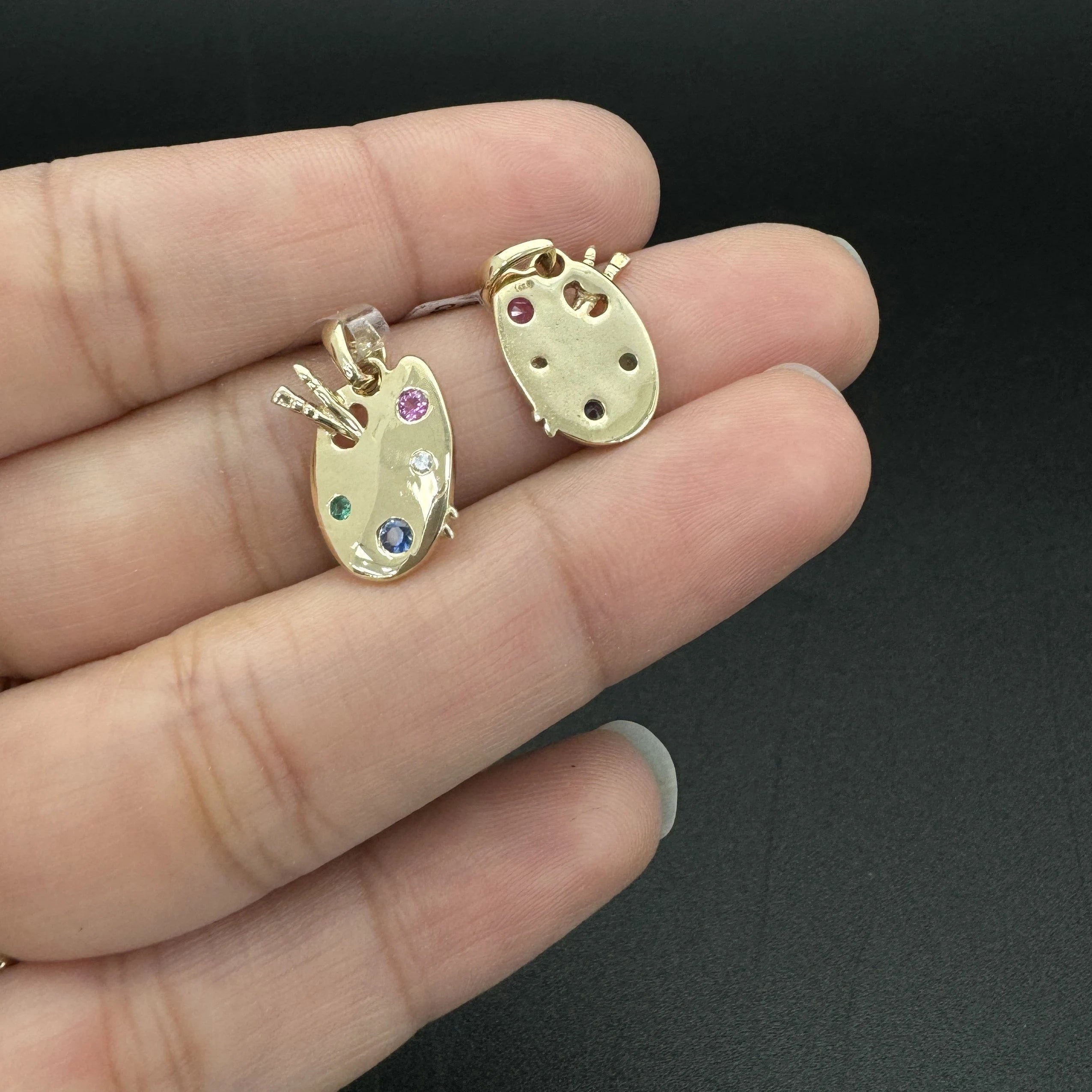 Golden Palette Pendant