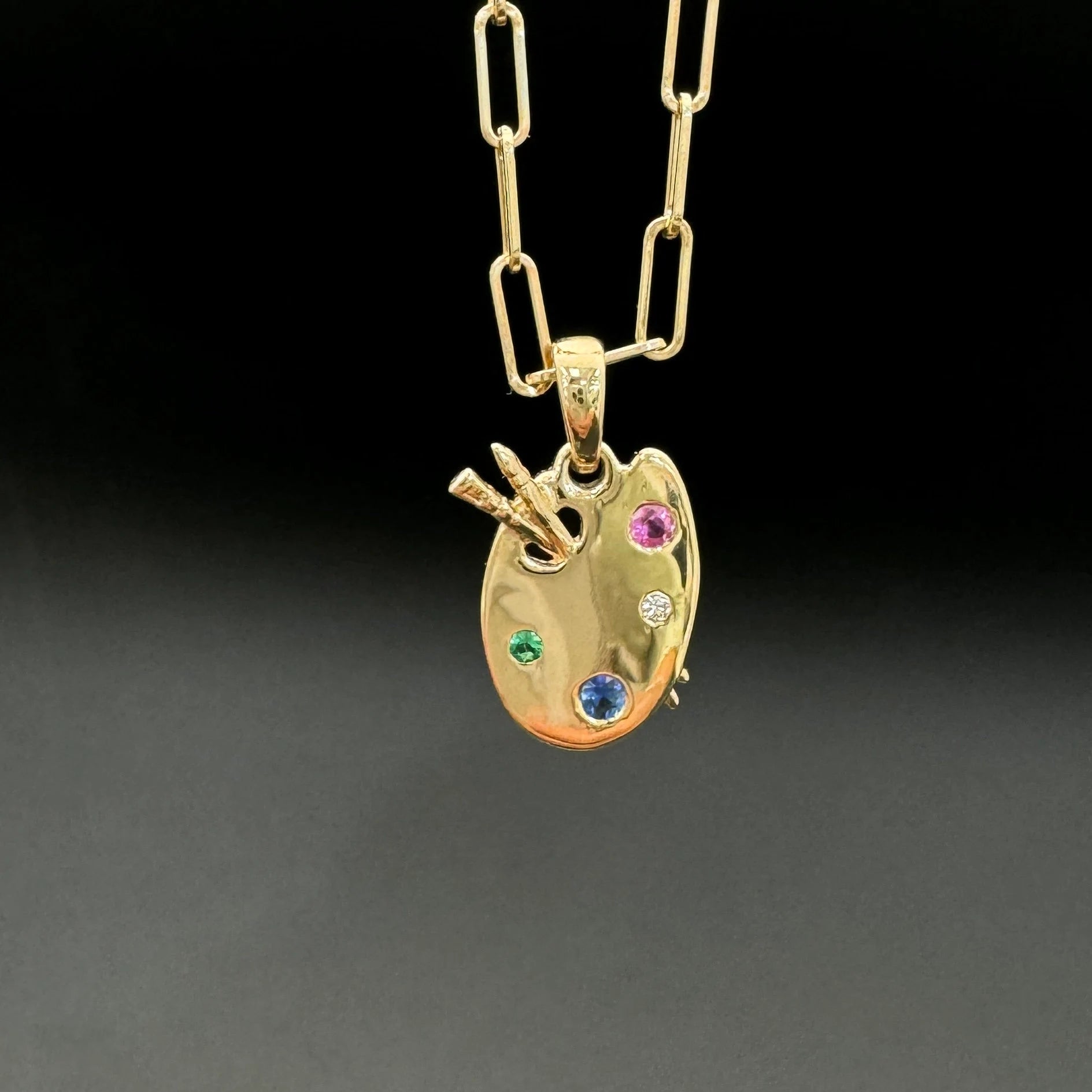 Golden Palette Pendant
