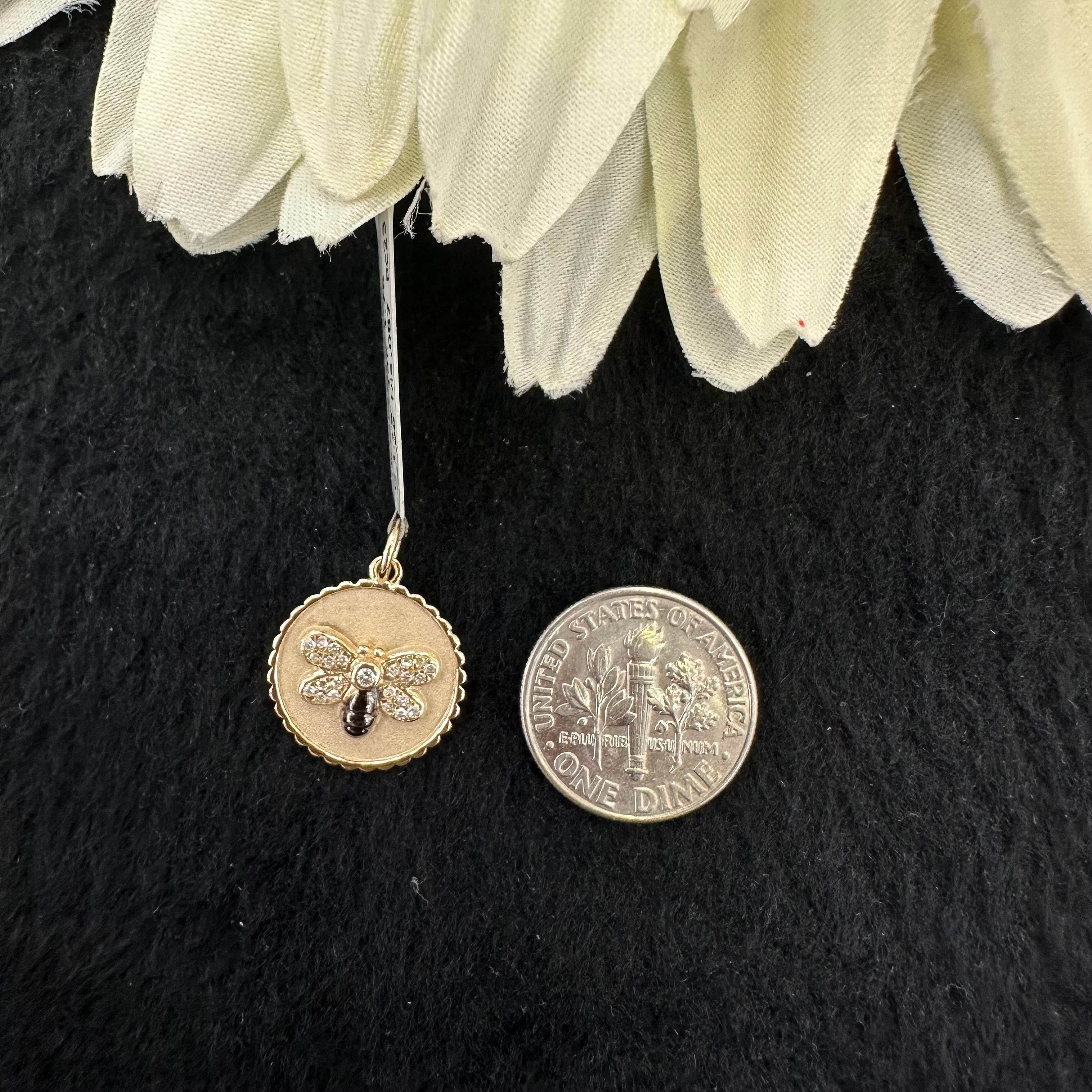 Bee Disc Pendant