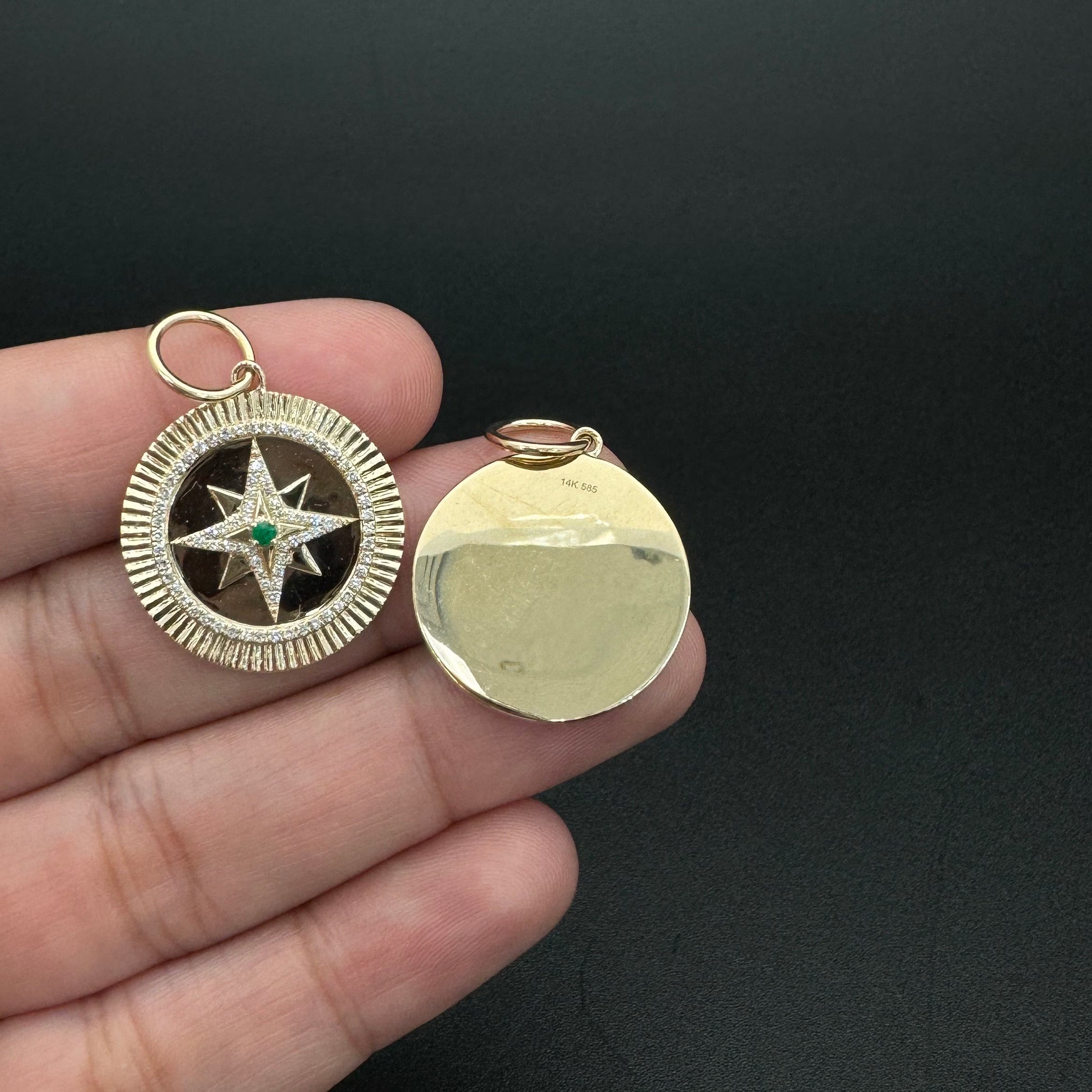 Blue Sapphire Star Pendant