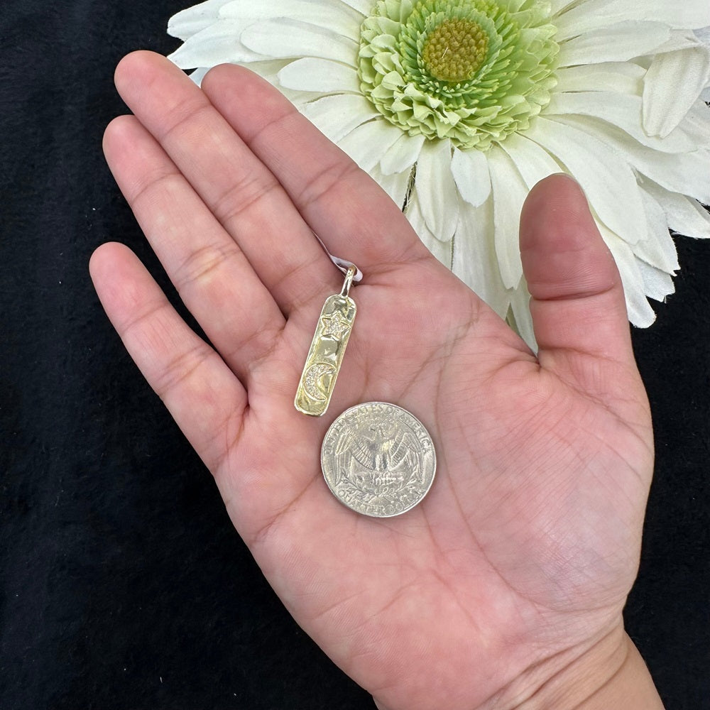Star-Moon Dog Tag