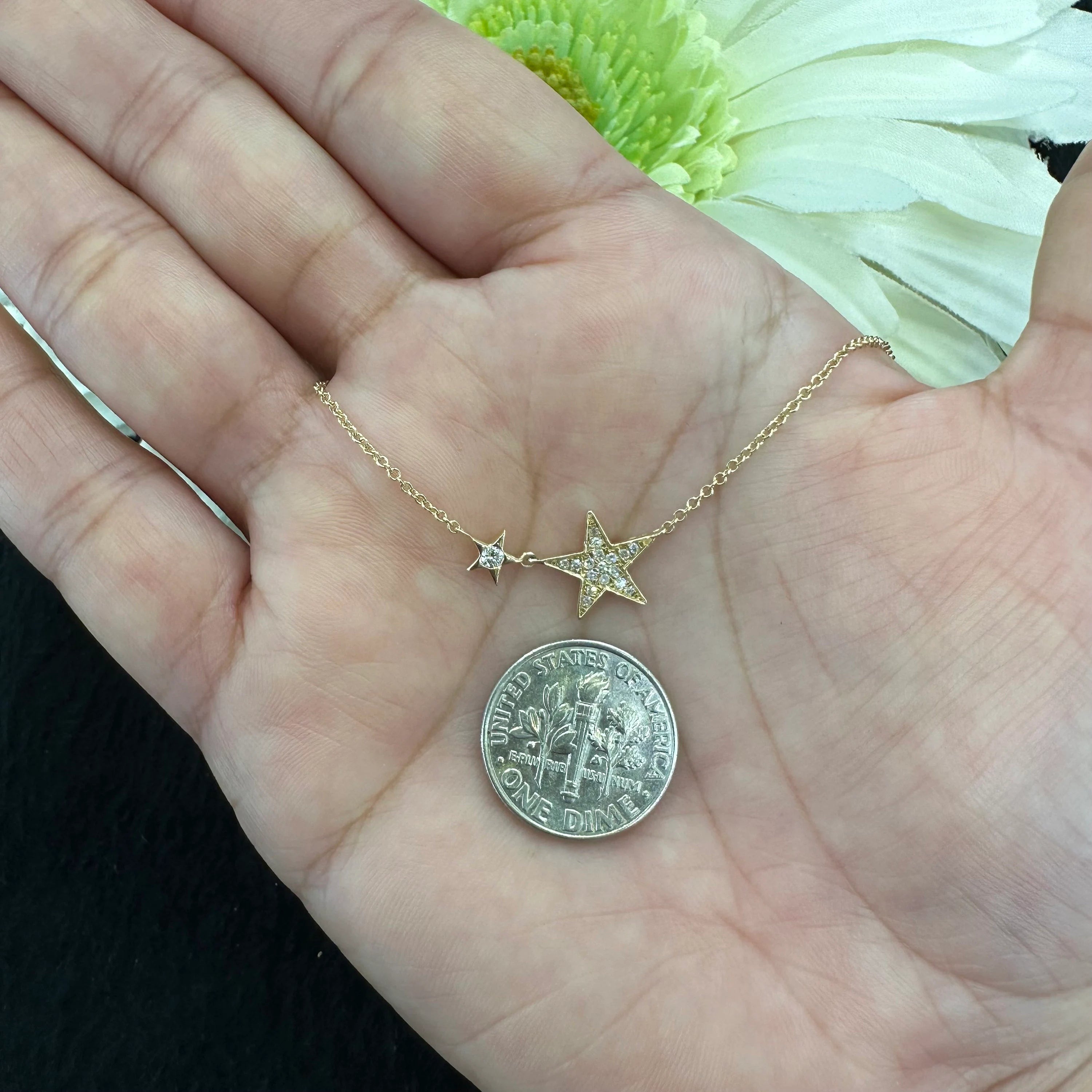 Diamond Star Necklace