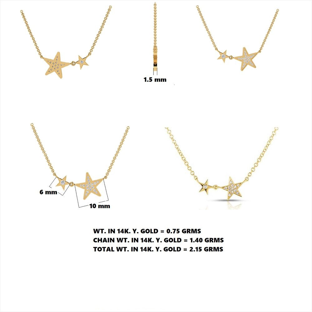 Diamond Star Necklace