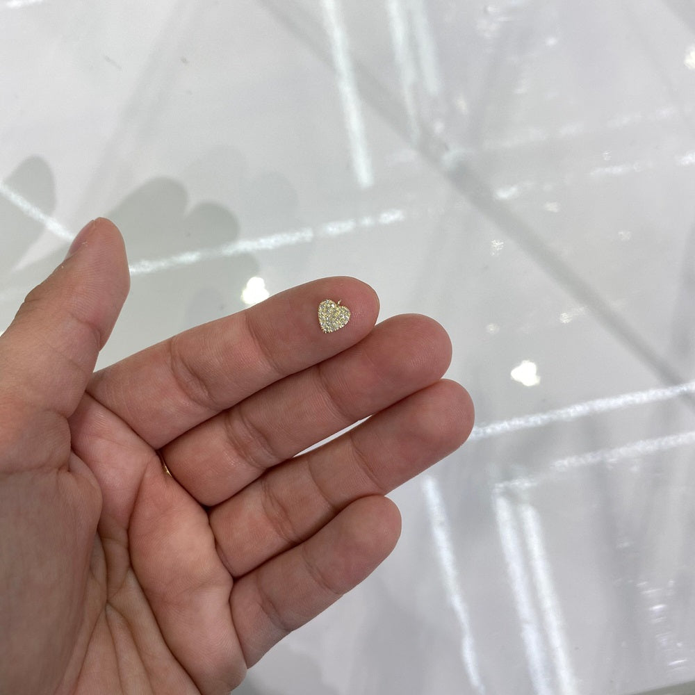 Diamond Heart Charm 5.50mm