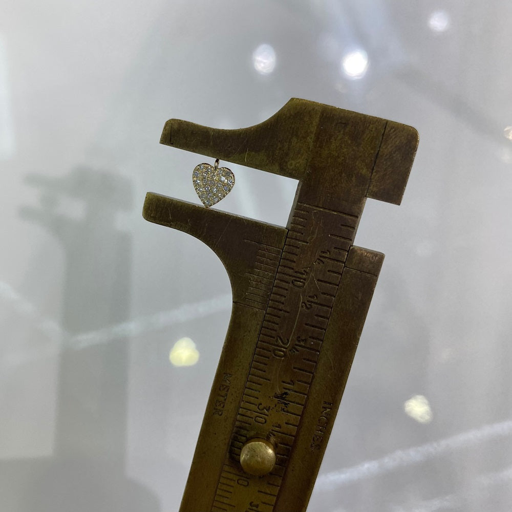 Diamond Heart Charm 5.50mm
