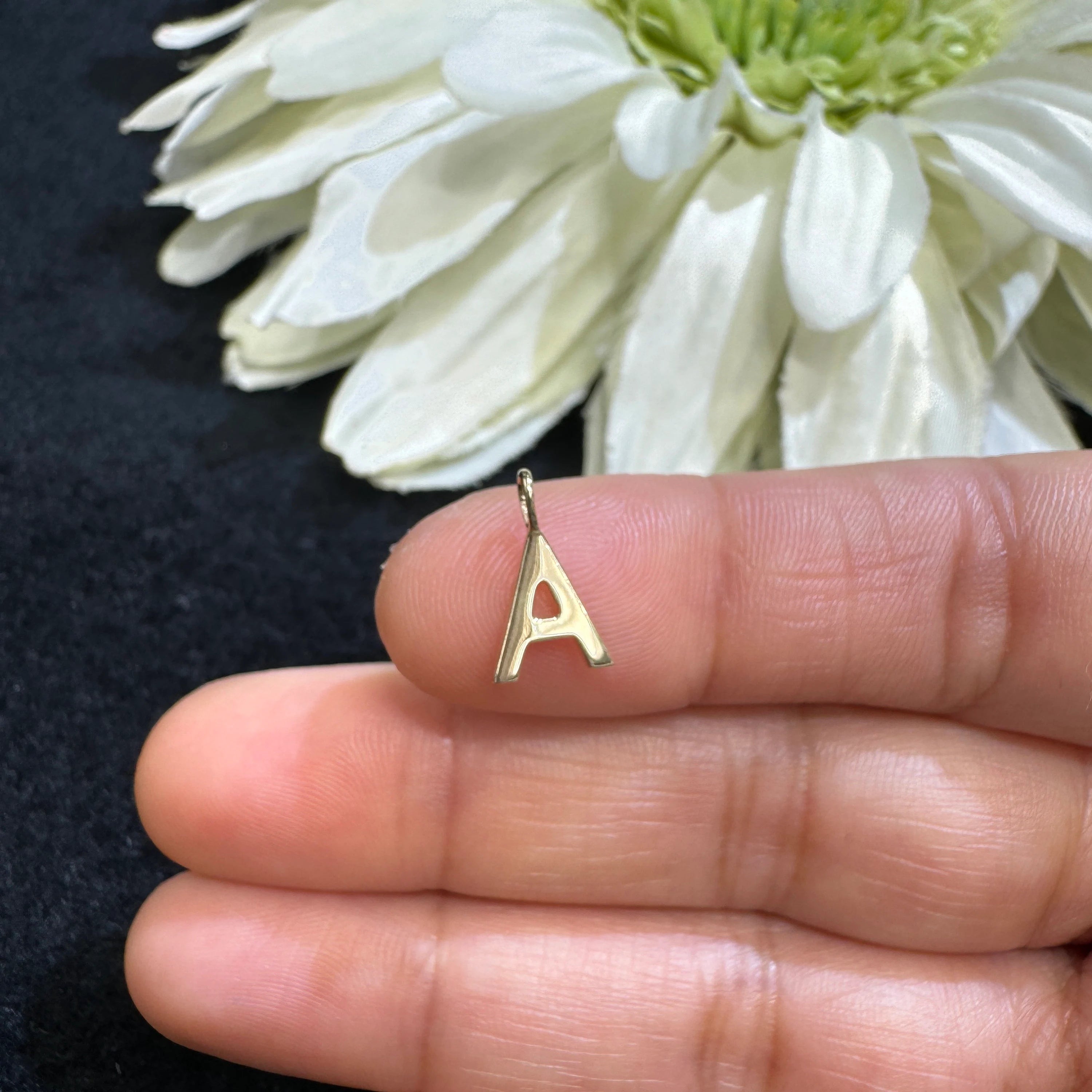 Charm Letter A 8mm (JR 3mm)