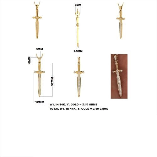 Diamond Sword Pendant