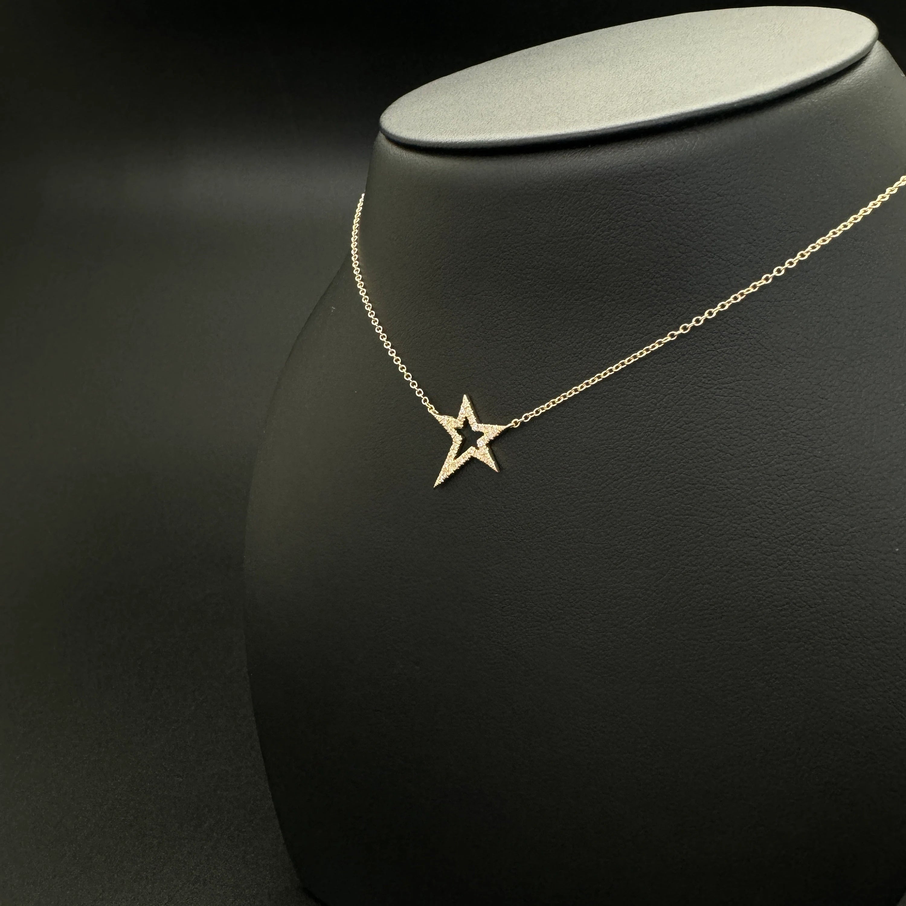 Diamond Star Pendant Necklace