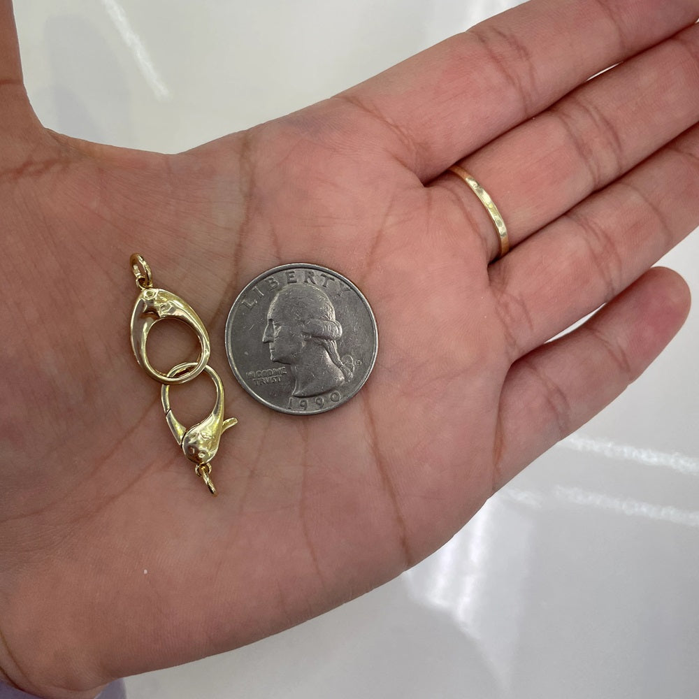 Solid Gold Handcuff Charm