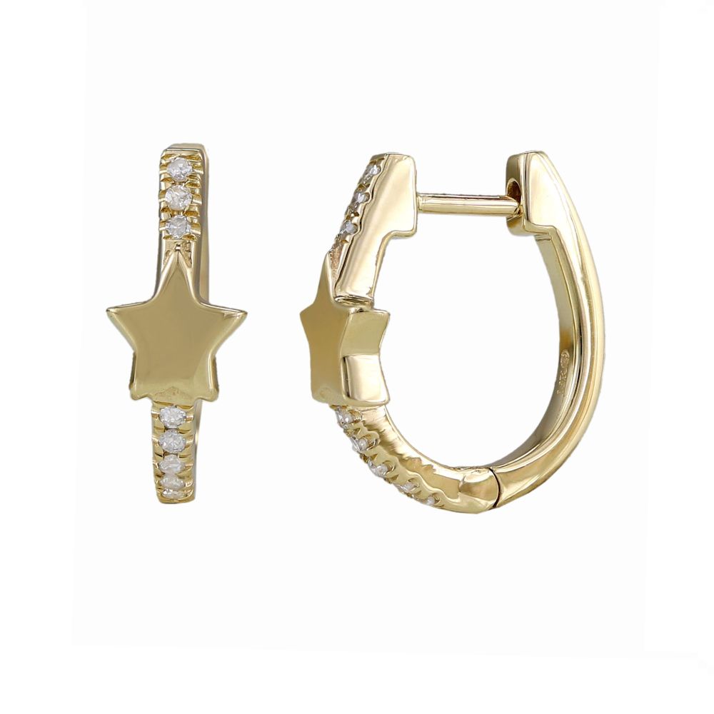 Diamond Star Huggies 11x12.70mm