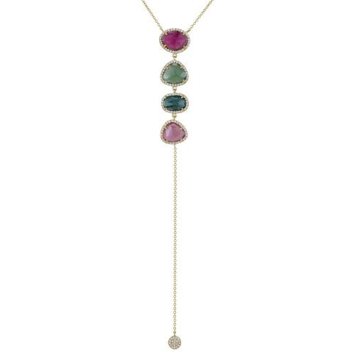 Diamond Tourmaline Necklace
