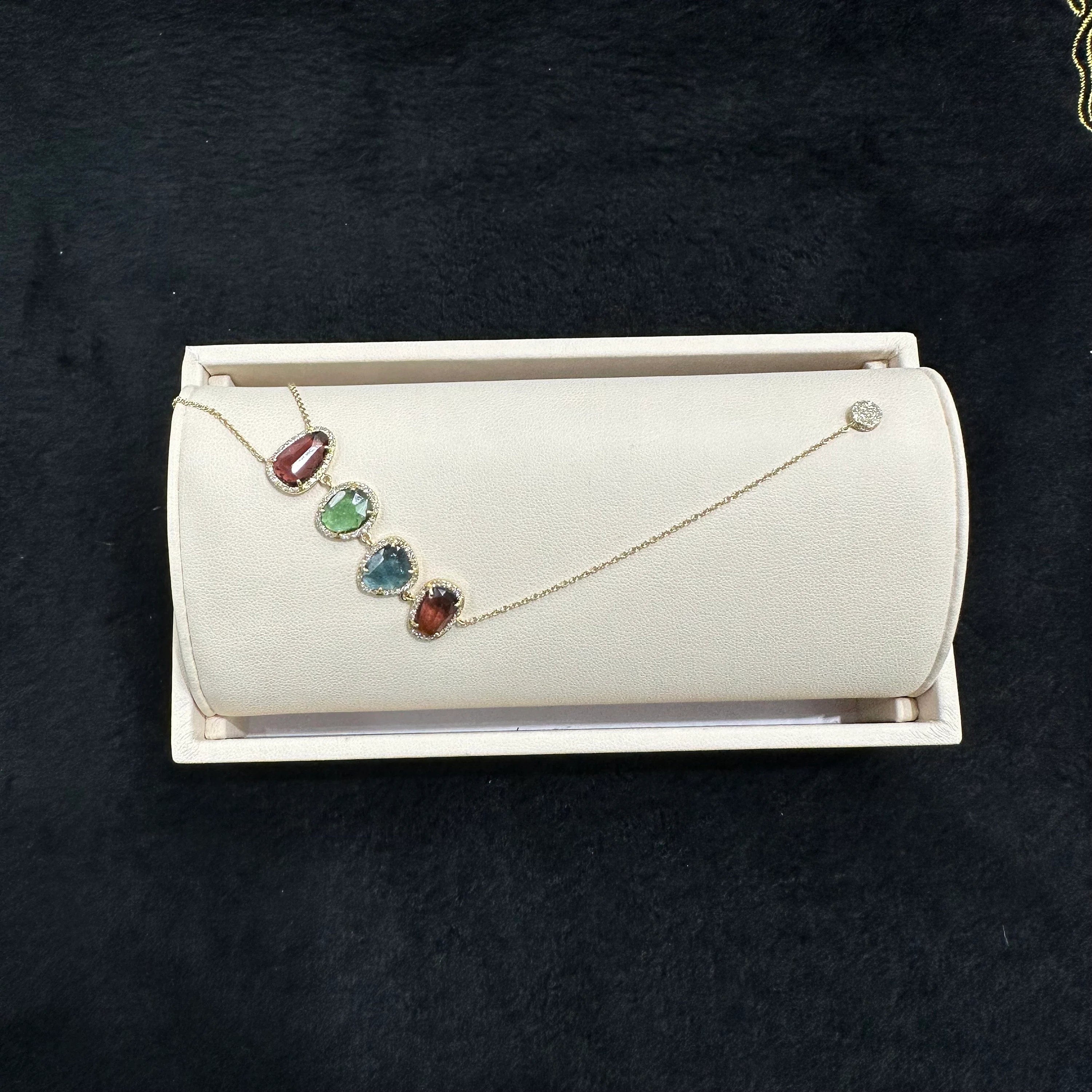 Diamond Tourmaline Necklace