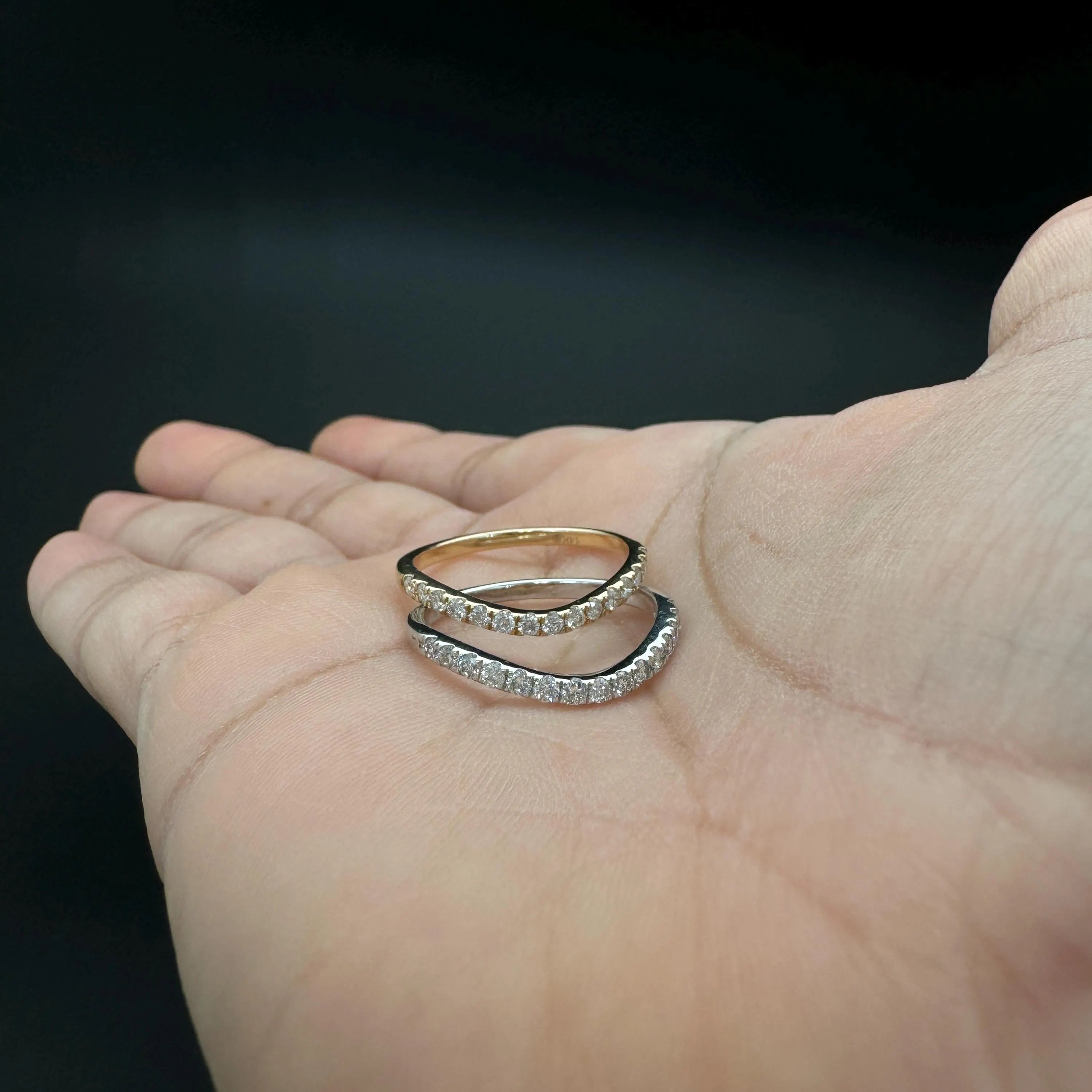 Diamond Curved Band - US 7