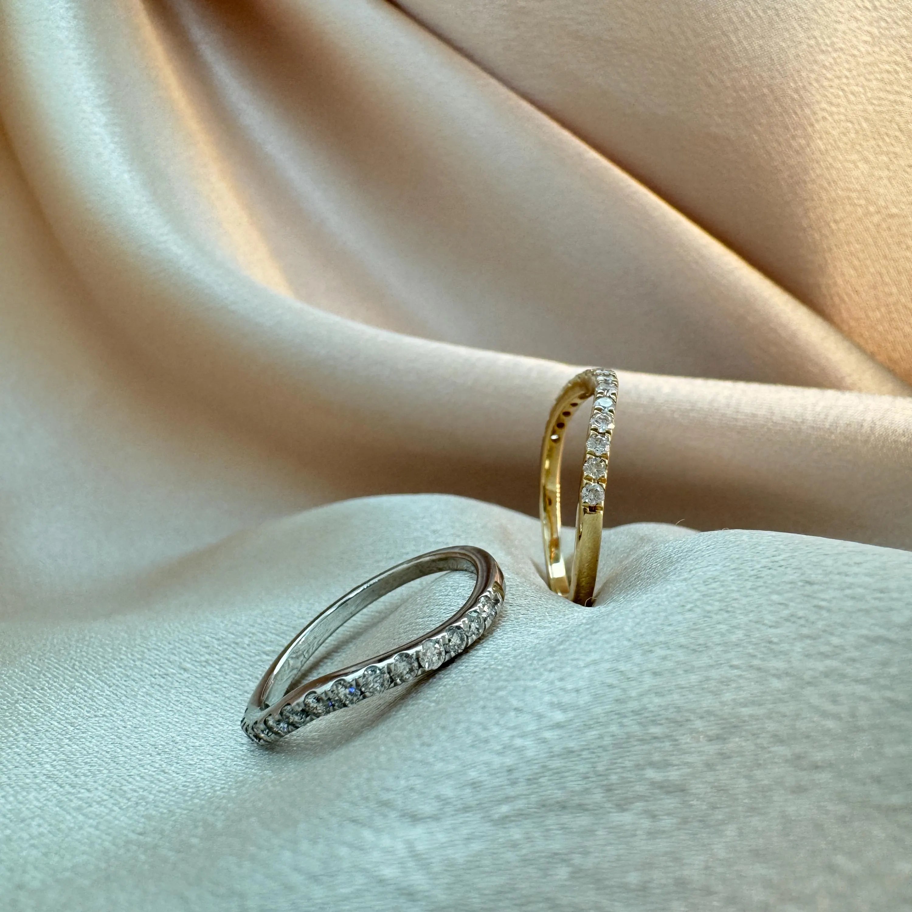 Diamond Curved Band - US 7