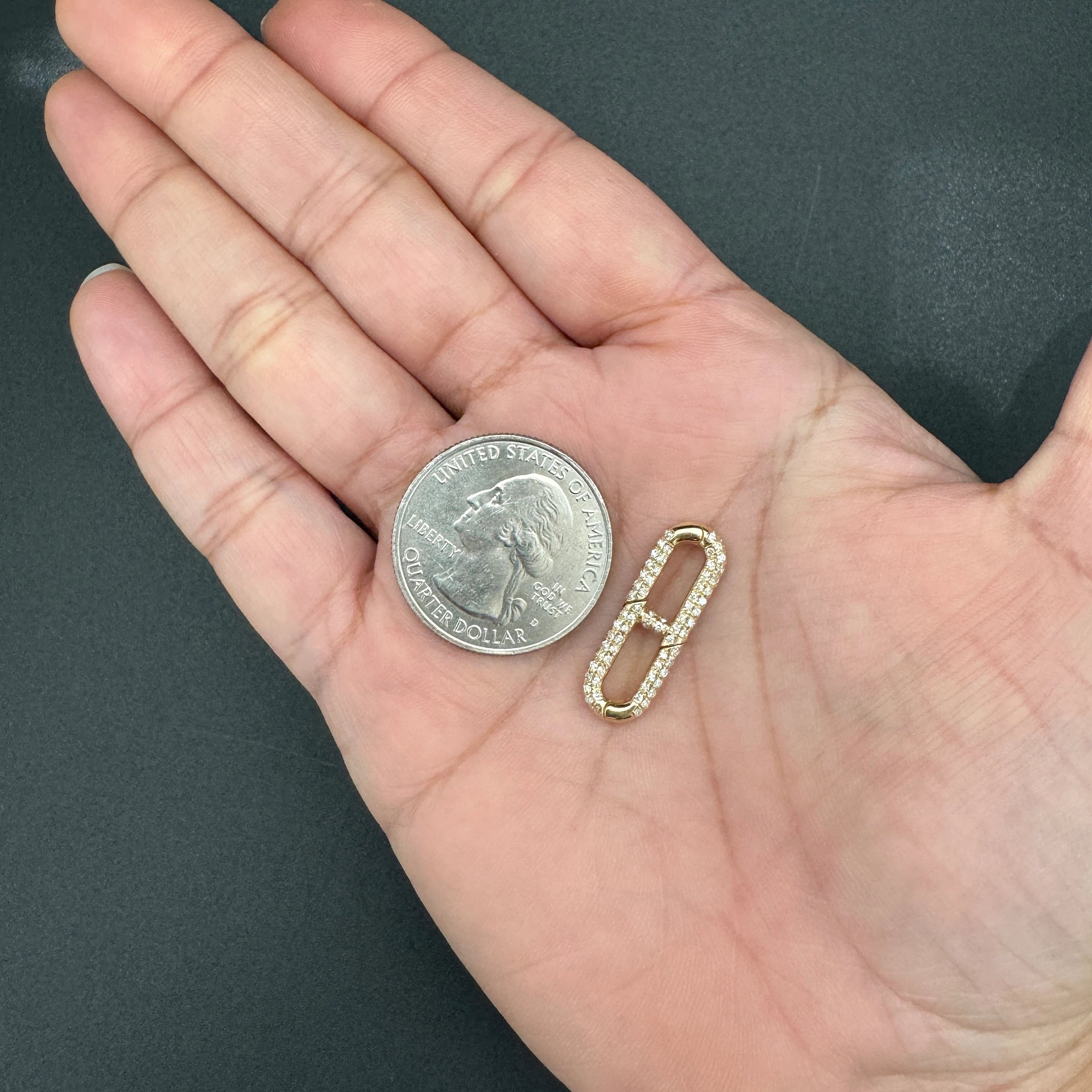 Diamond Chain link Open/Close Two Side 8x23.50mm