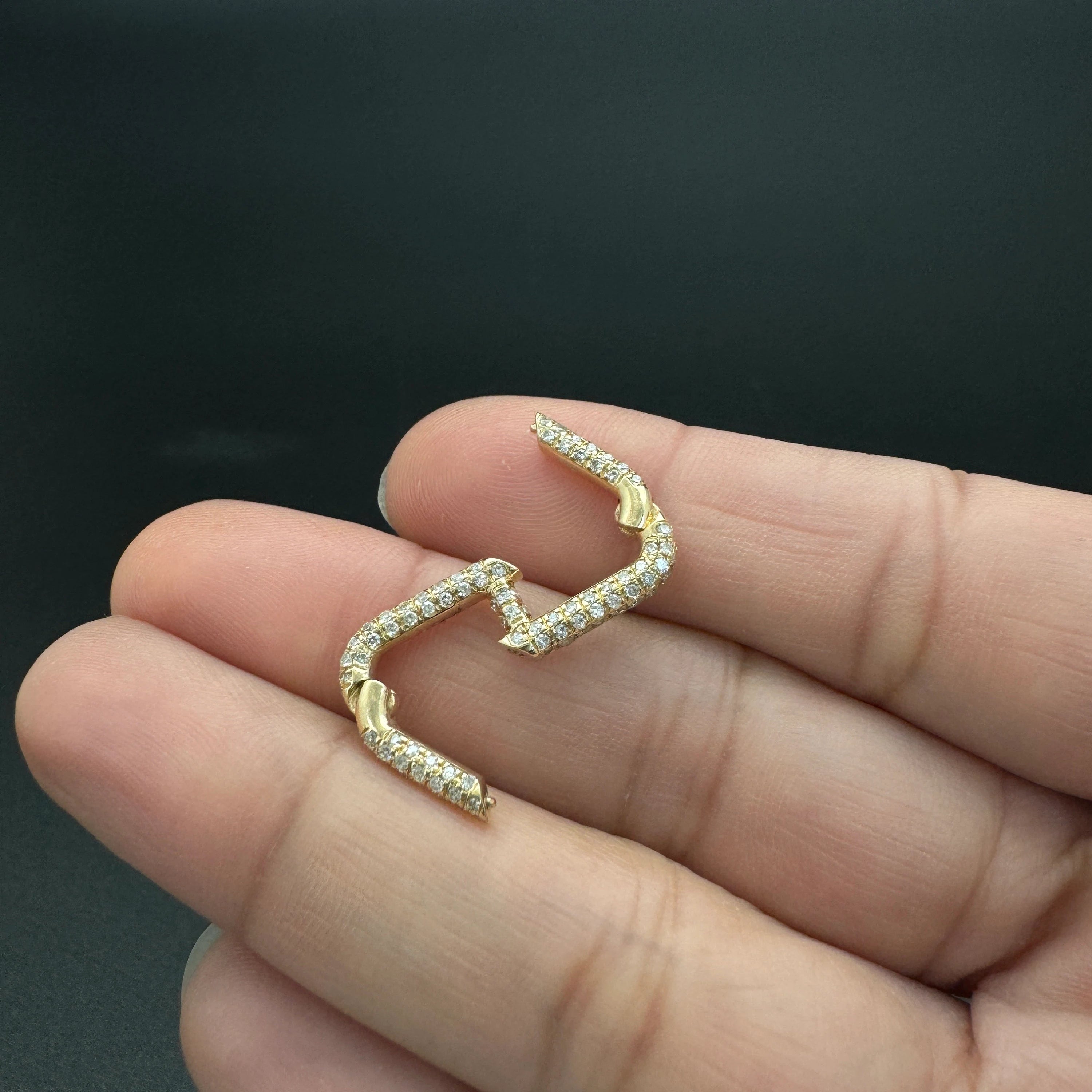 Diamond Chain link Open/Close Two Side 8x23.50mm