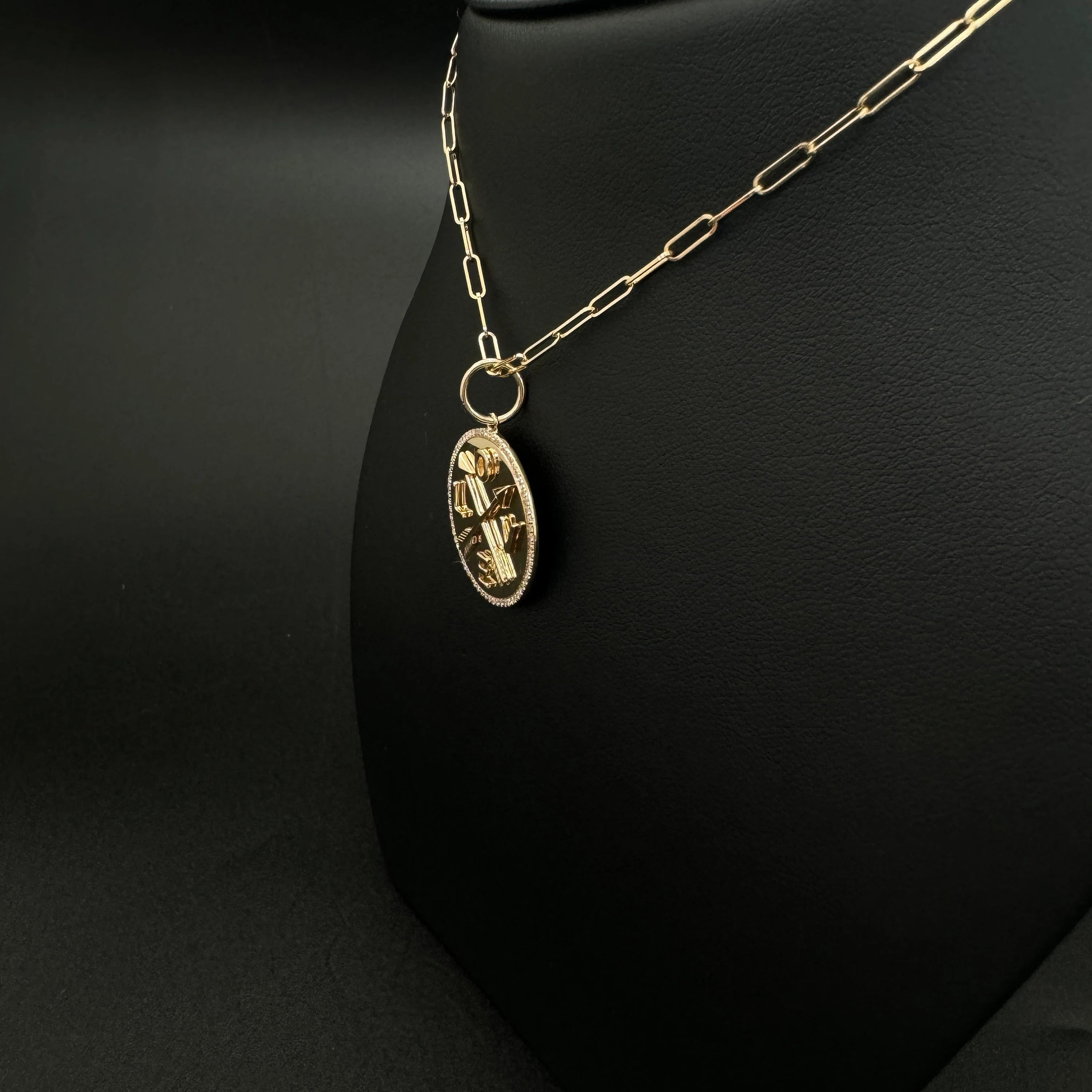 Diamond Love Arrow Pendant