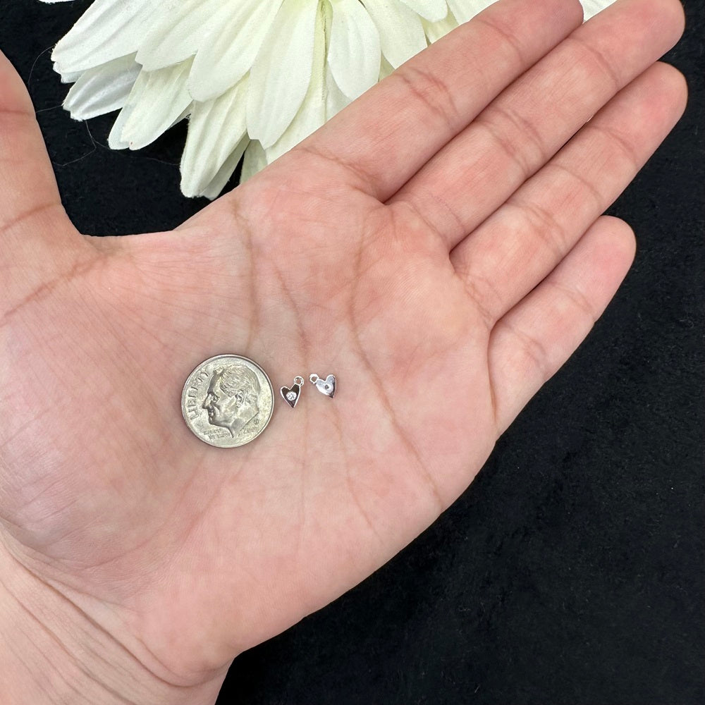 Diamond Heart Charm