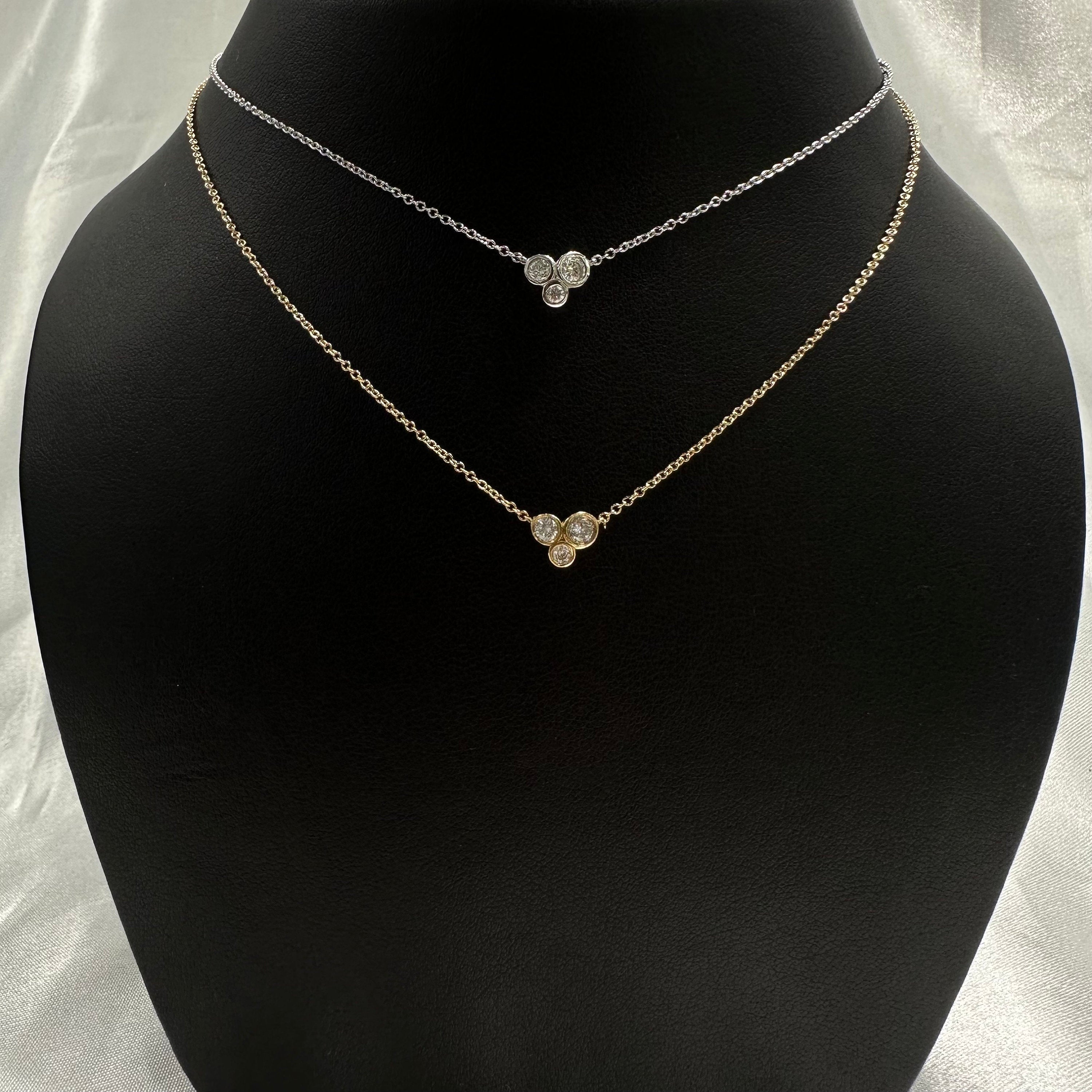 3 Diamond Necklace