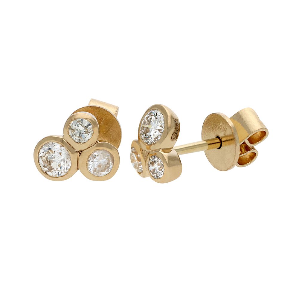 Diamond Studs 6x7mm