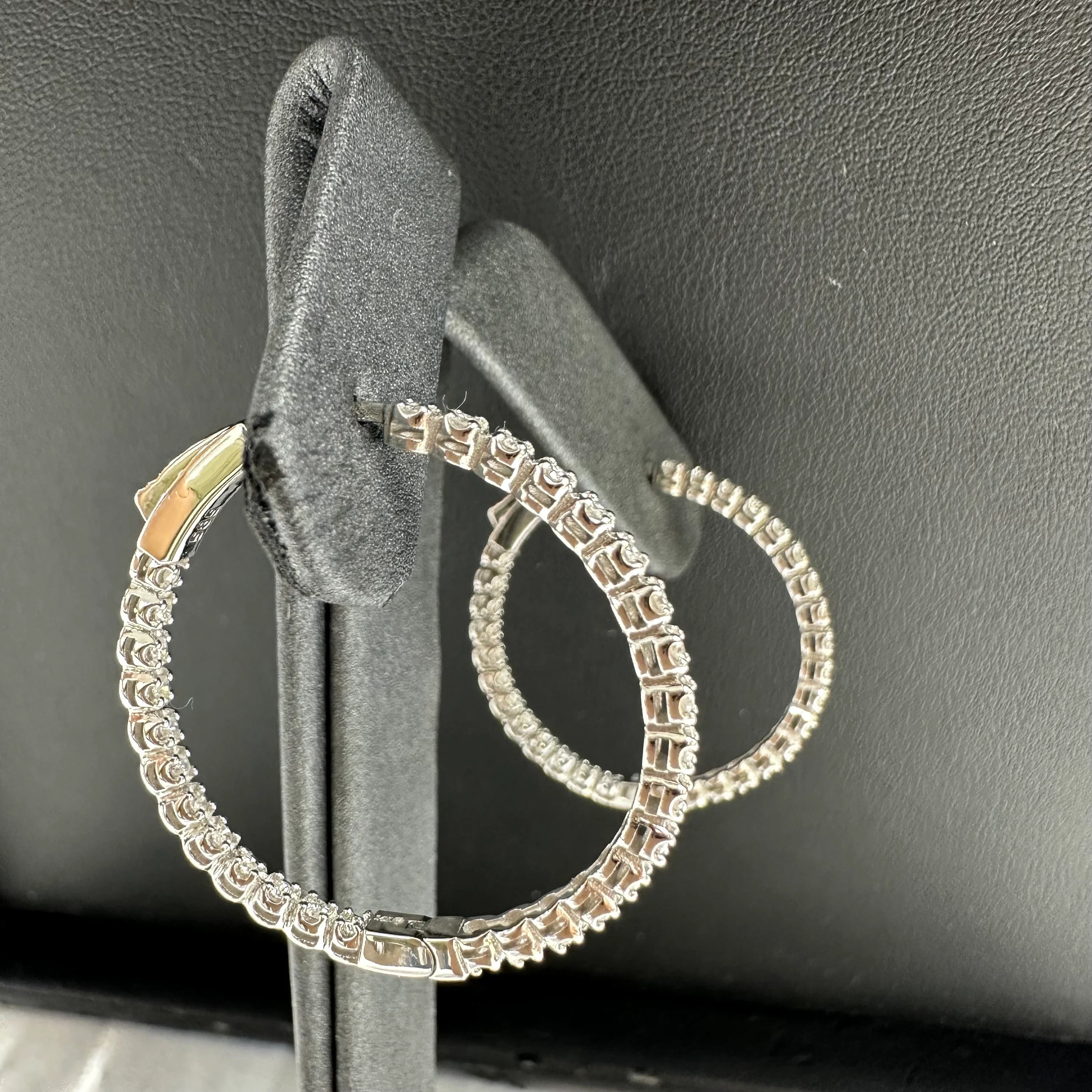 Diamond Hoop Earring