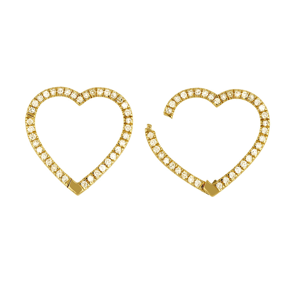 Diamond Heart Shape Lock