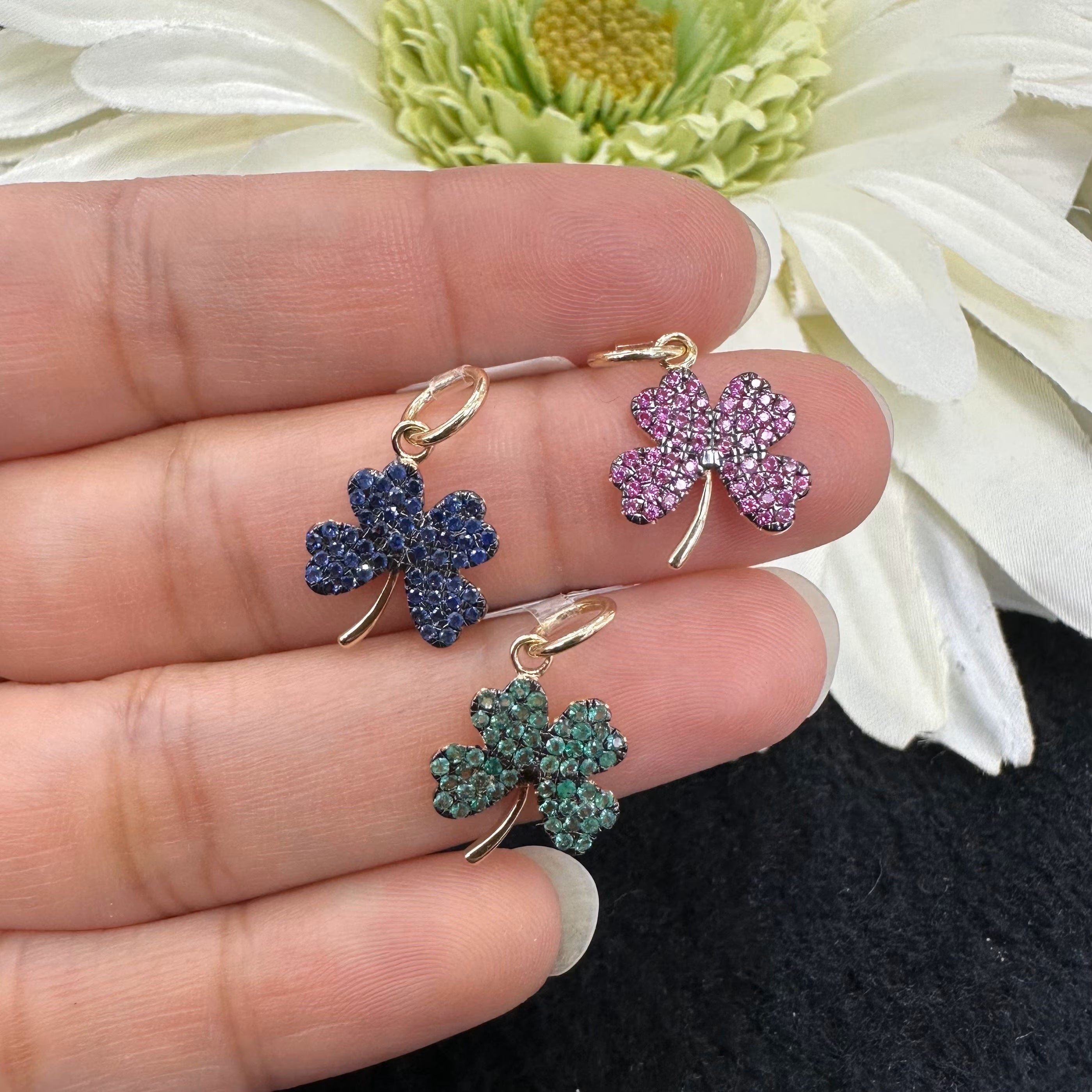 Diamond Clover Pendant