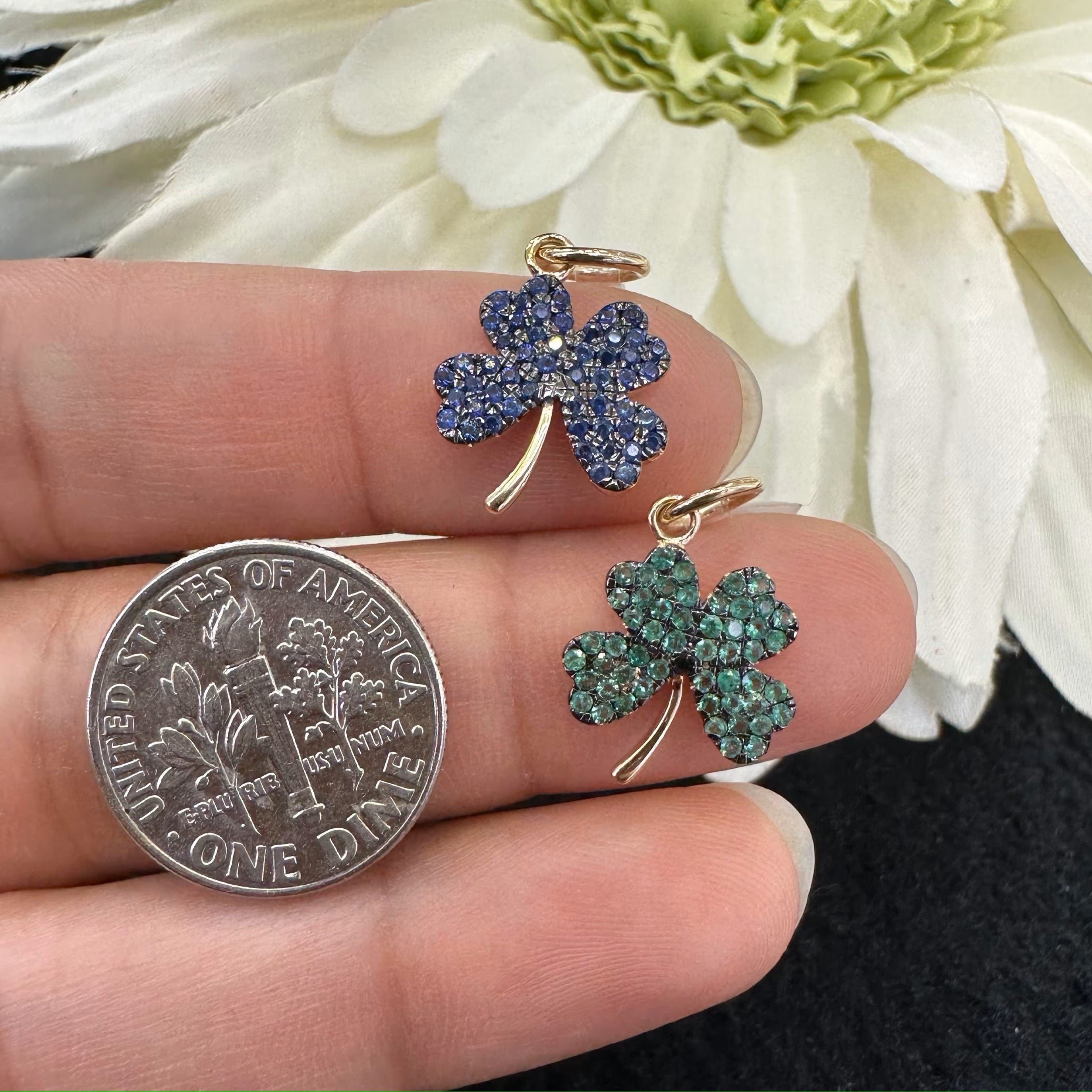 Diamond Clover Pendant