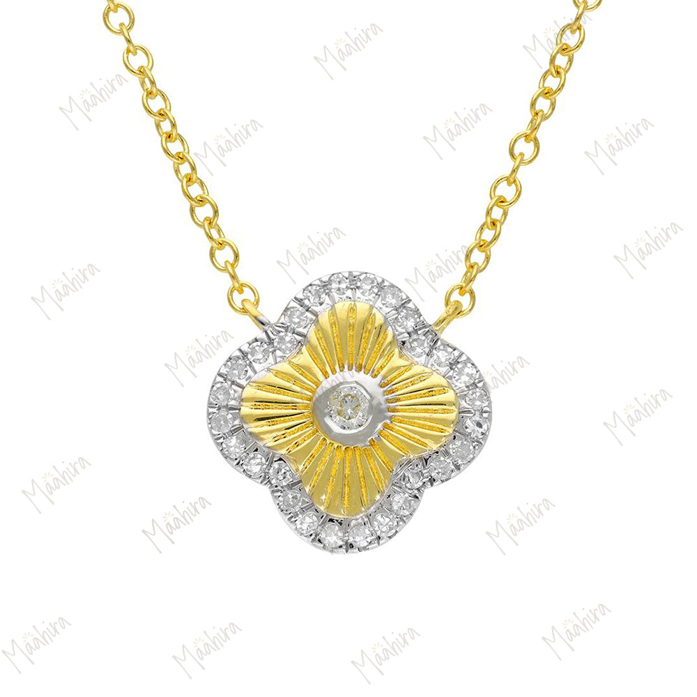Diamond Clover Necklace