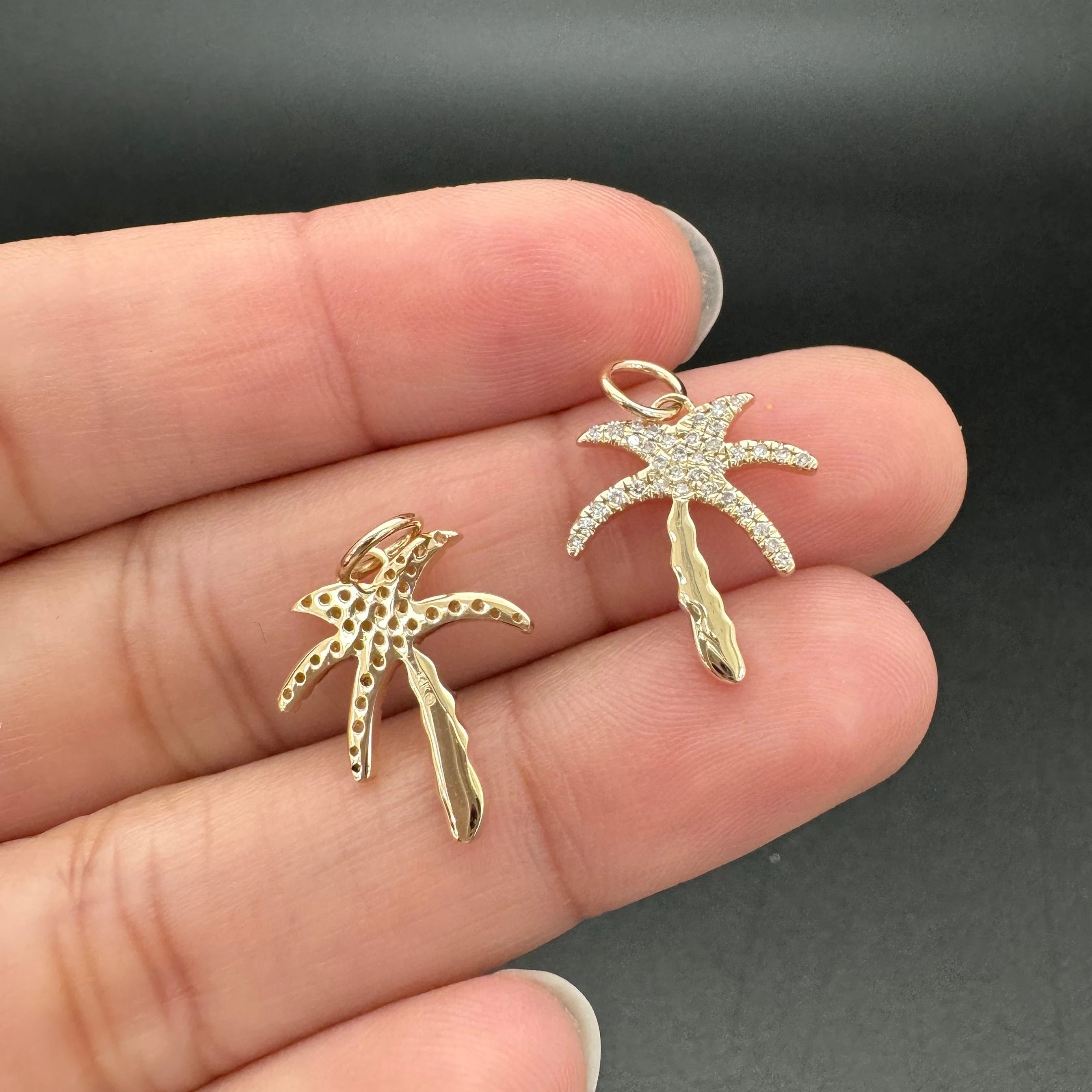 Diamond Palm Tree Charm