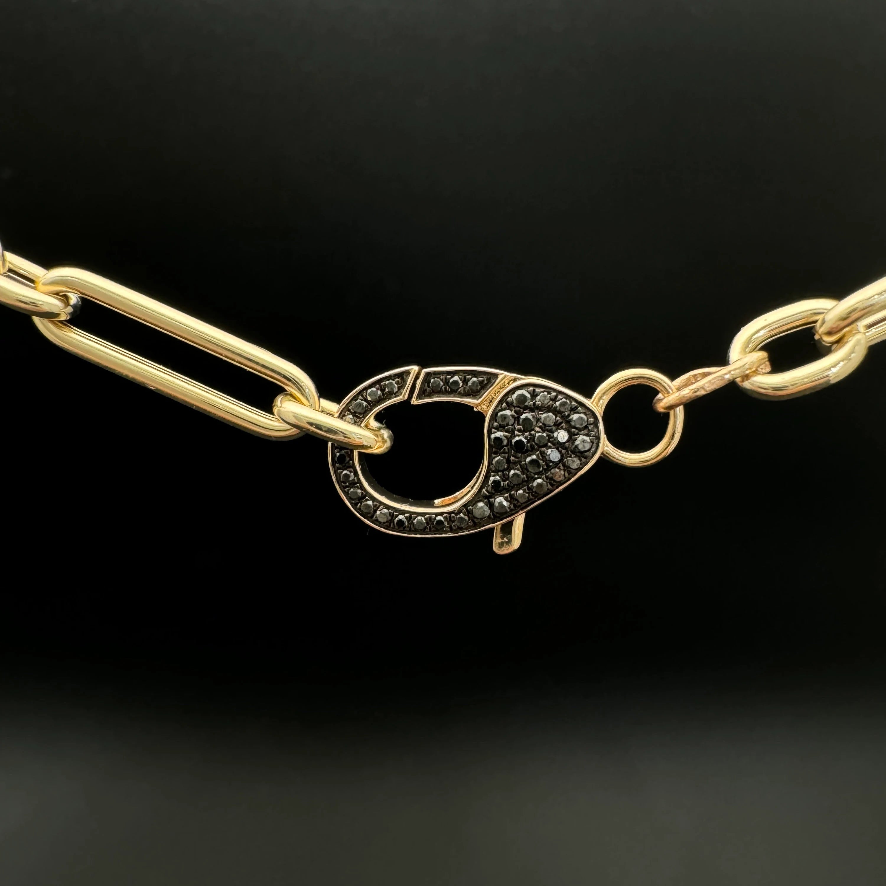 Diamond Lobster Clasp 13x8mm