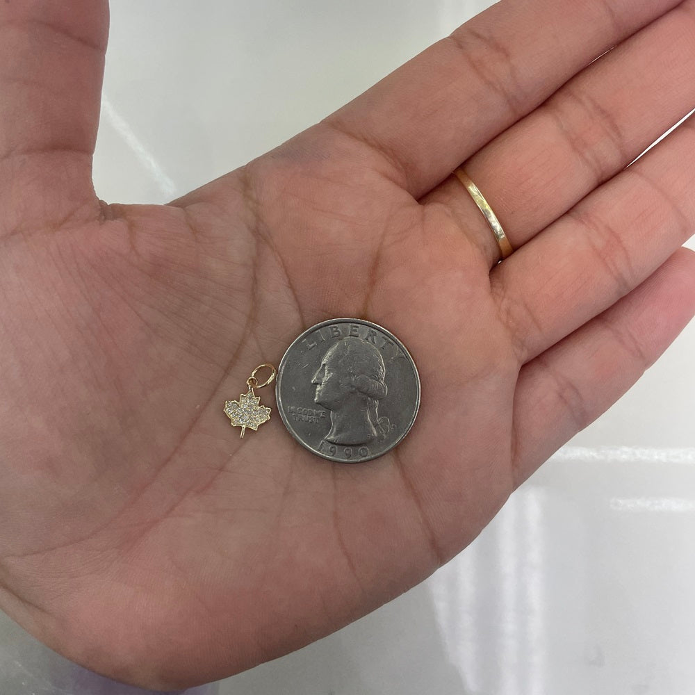 Maple Leaf Charm