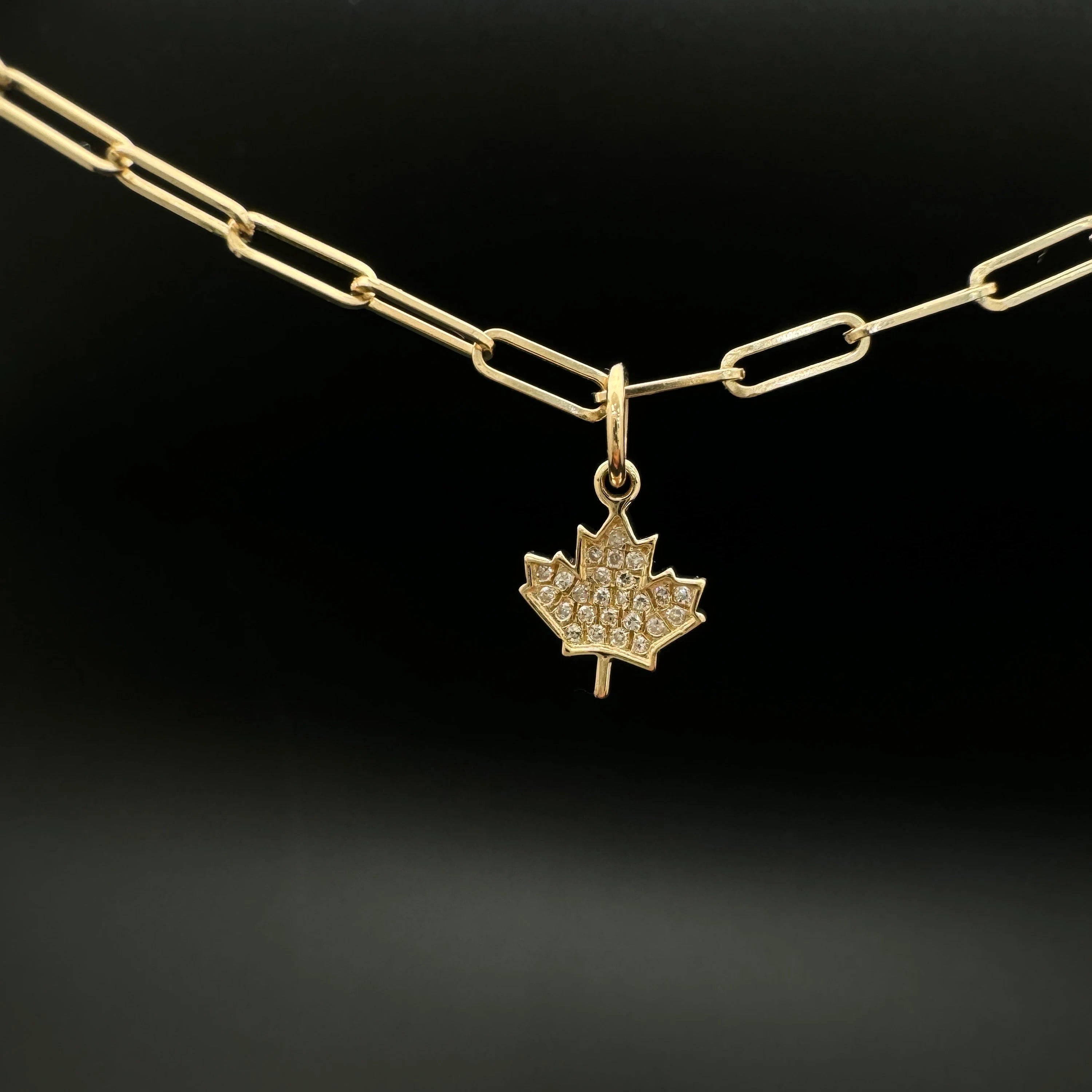Maple Leaf Charm