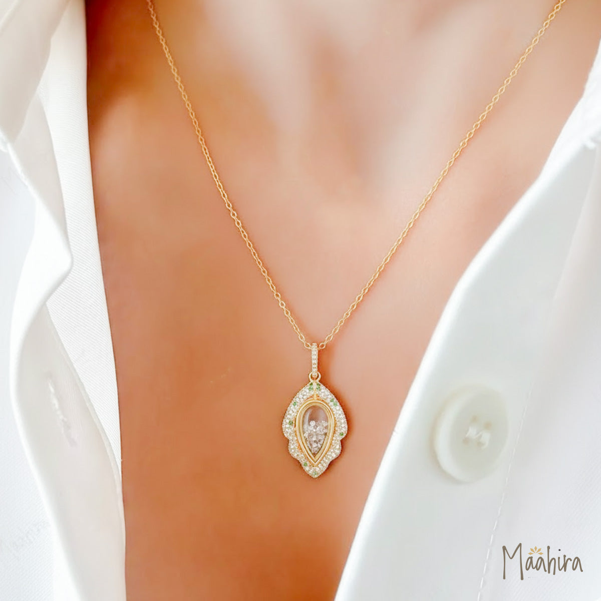 Diamond Shaker Necklace