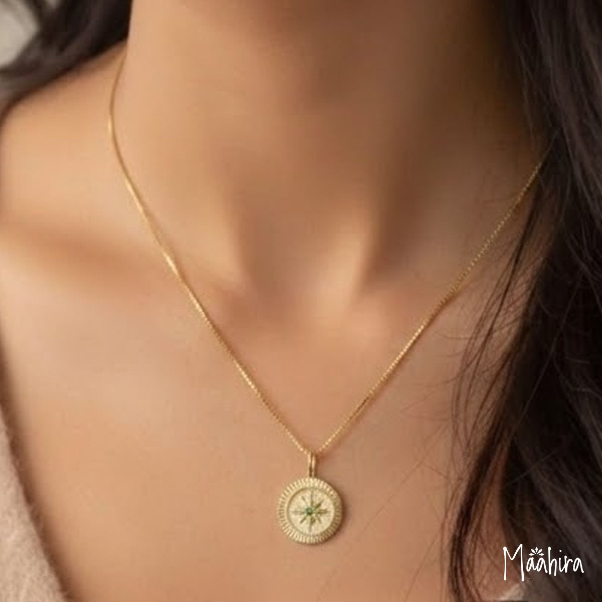 Emerald Star Pendant