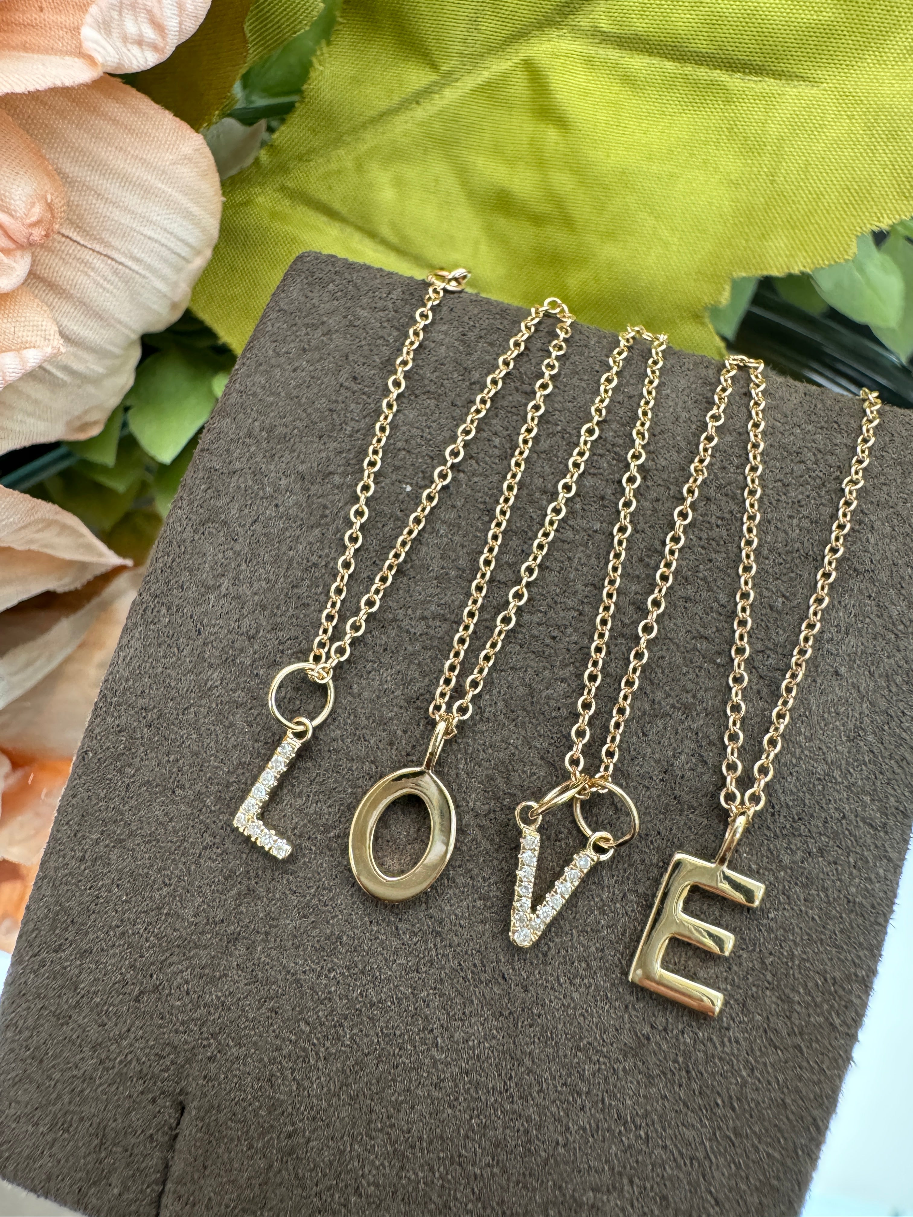 "Y" Diamond Charm