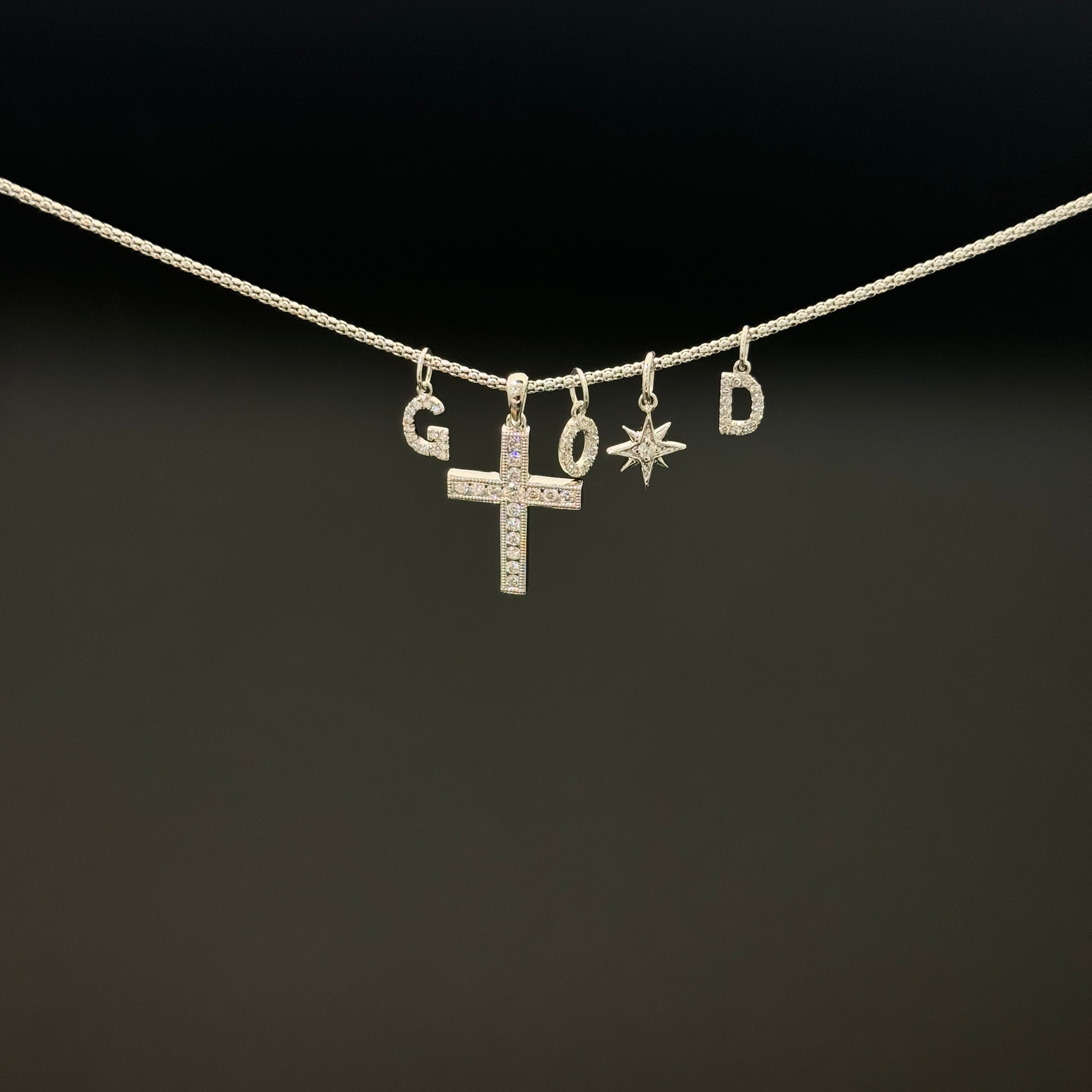 "G" Diamond Charm